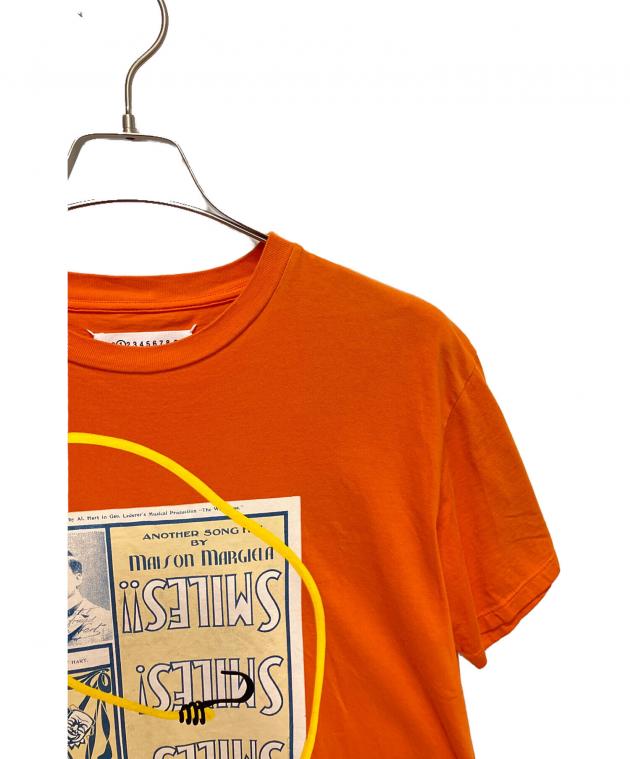 Maison Margiela メゾンマルジェラ オレンジ 四つタグ Tシャツ 中古・古着通販】Maison Margiela (メゾンマルジェラ) プリントTシャツ
