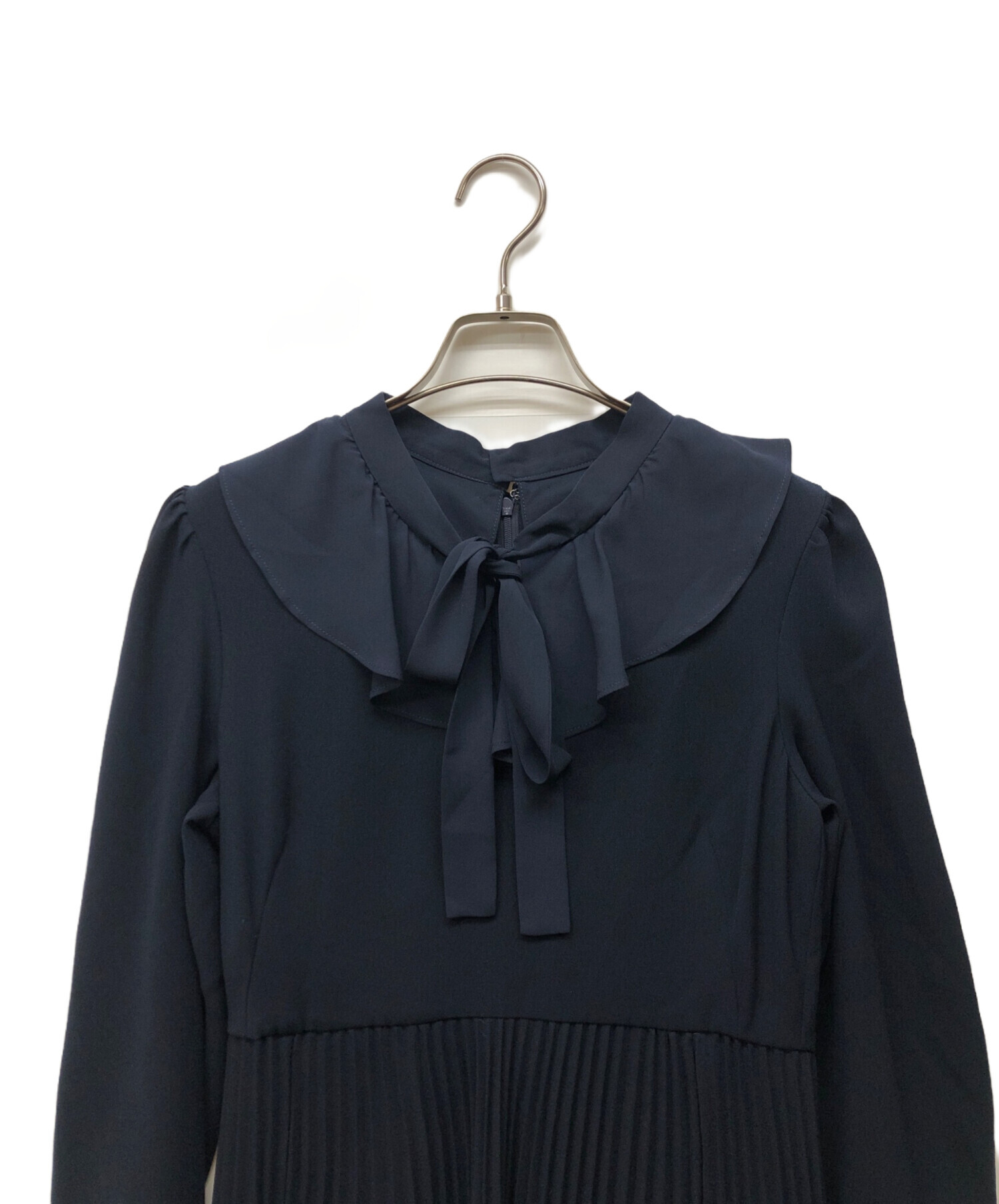 中古・古着通販】CELFORD (セルフォード) ボウタイプリーツワンピース