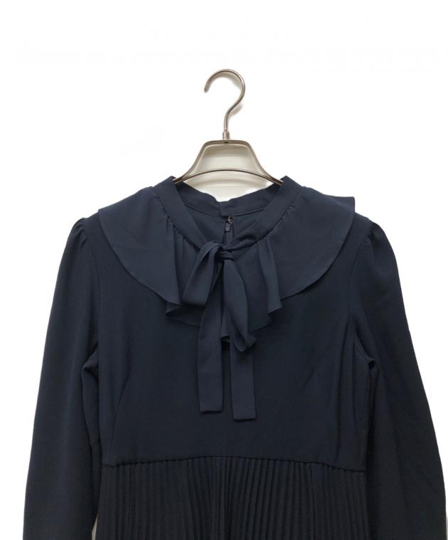 中古・古着通販】CELFORD (セルフォード) ボウタイプリーツワンピース