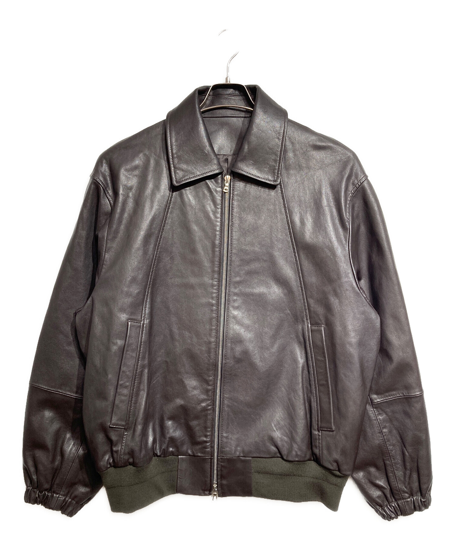 中古・古着通販】ssstein (シュタイン) LEATHER ZIP SHORT JACKET