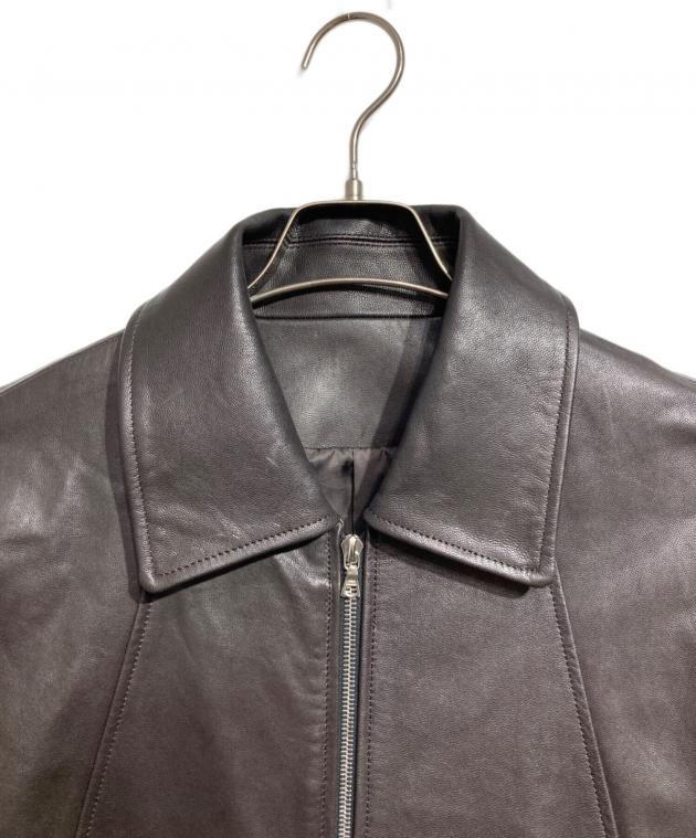 中古・古着通販】ssstein (シュタイン) LEATHER ZIP SHORT JACKET