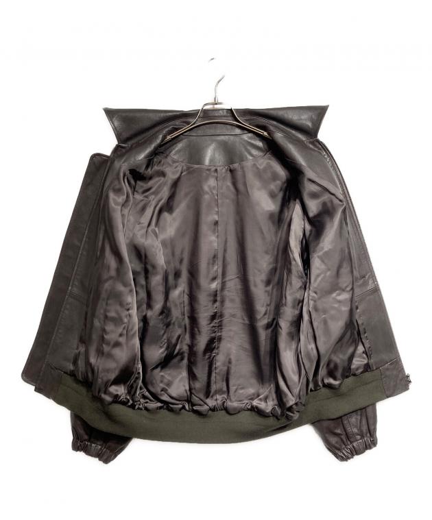中古・古着通販】ssstein (シュタイン) LEATHER ZIP SHORT JACKET