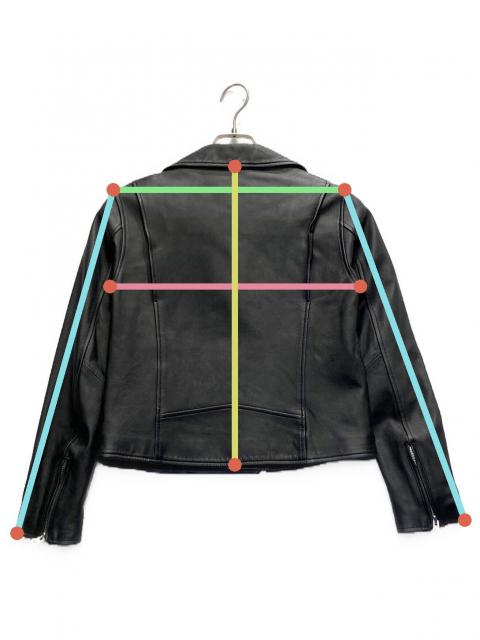 未使用品・タグ付き SLOBE IÉNA ラムレザー ライダースジャケット黒 M 中古・古着通販】SLOBE IENA (スローブ イエナ) レザーライダース