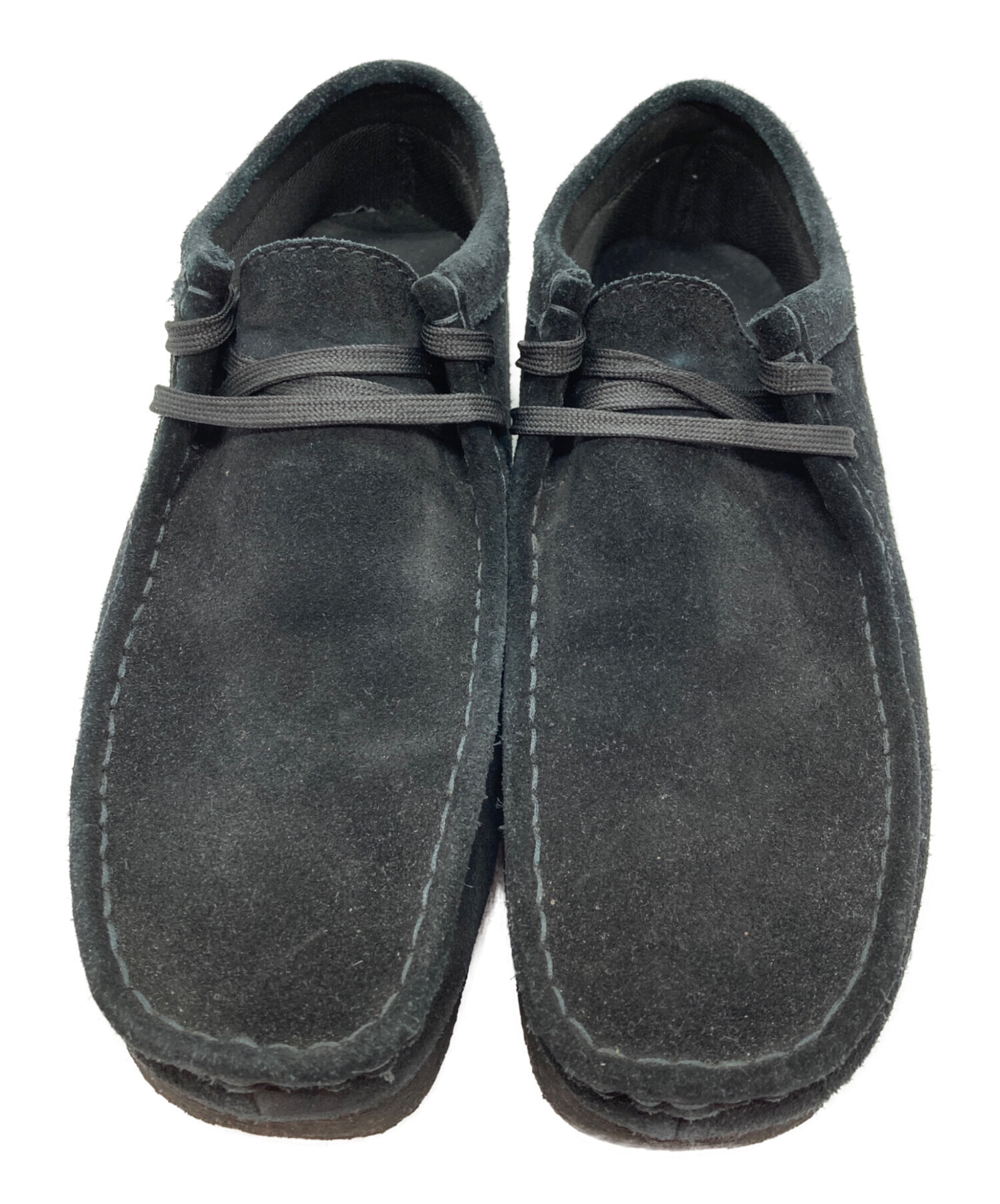 【未使用に近い】Clarks ワラビー 中古・古着通販】CLARKS (クラークス) ワラビーシューズ ブラック