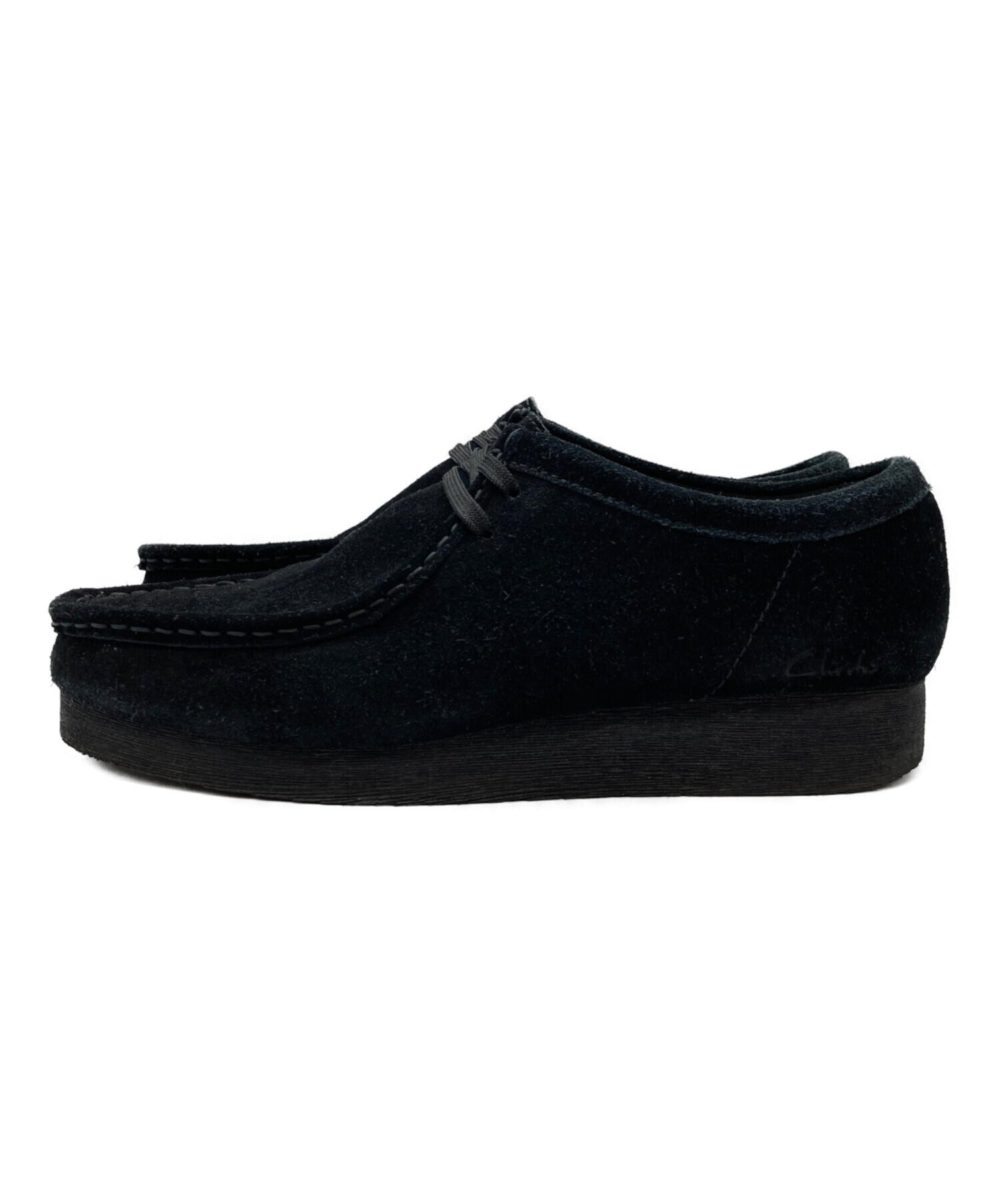 Clarks WALLABEE 26.5 試着のみ 中古・古着通販】CLARKS (クラークス) ワラビーシューズ ブラック