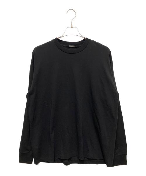【中古】コモリ COMOLI コットン ジャージー カジュアルシャツ ブラック【サイズ3】【メンズ】 中古・古着通販】COMOLI (コモリ) コットンジャージ 長袖Tシャツ
