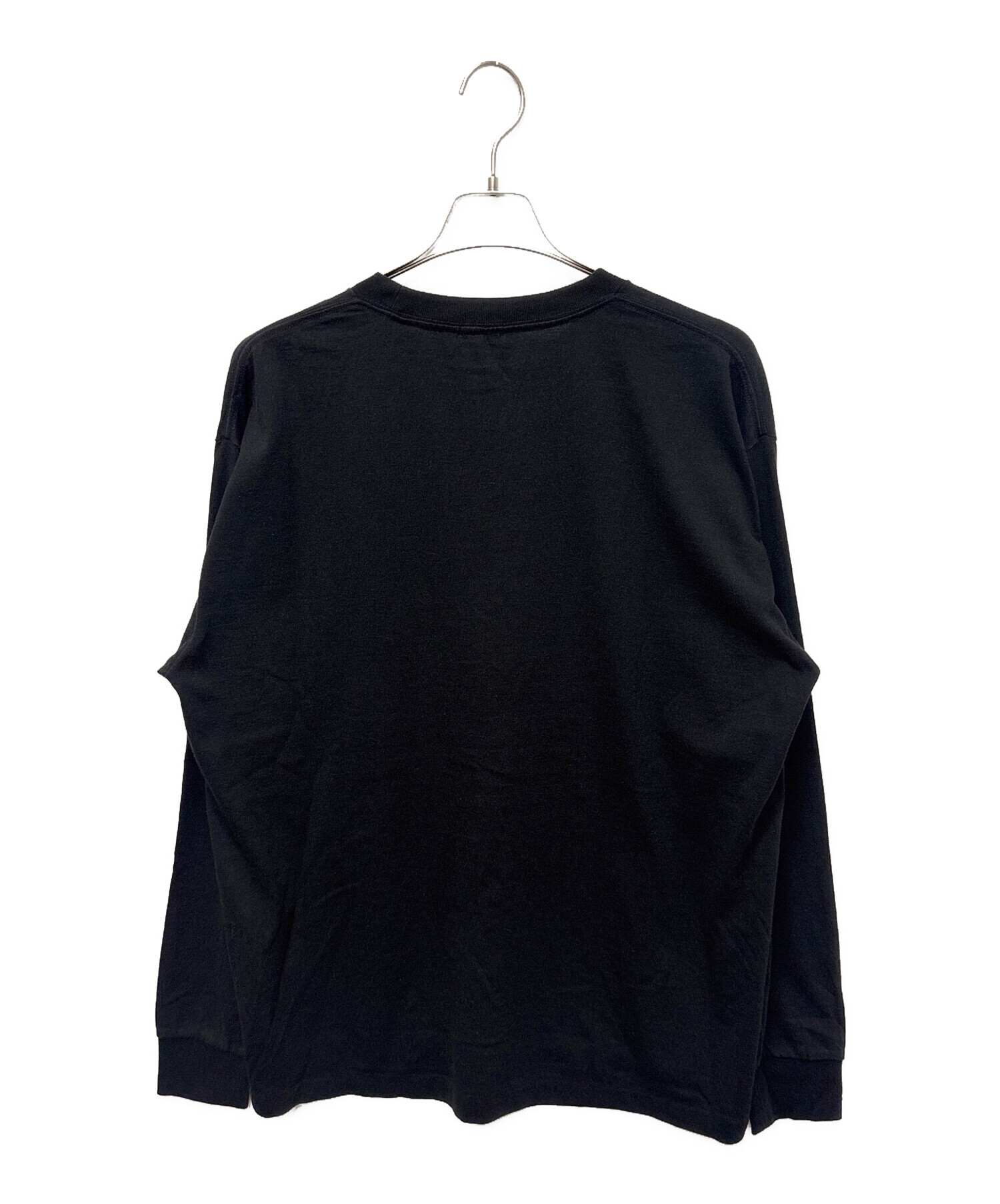 中古・古着通販】COMOLI (コモリ) 空紡天竺 長袖Tシャツ ブラック