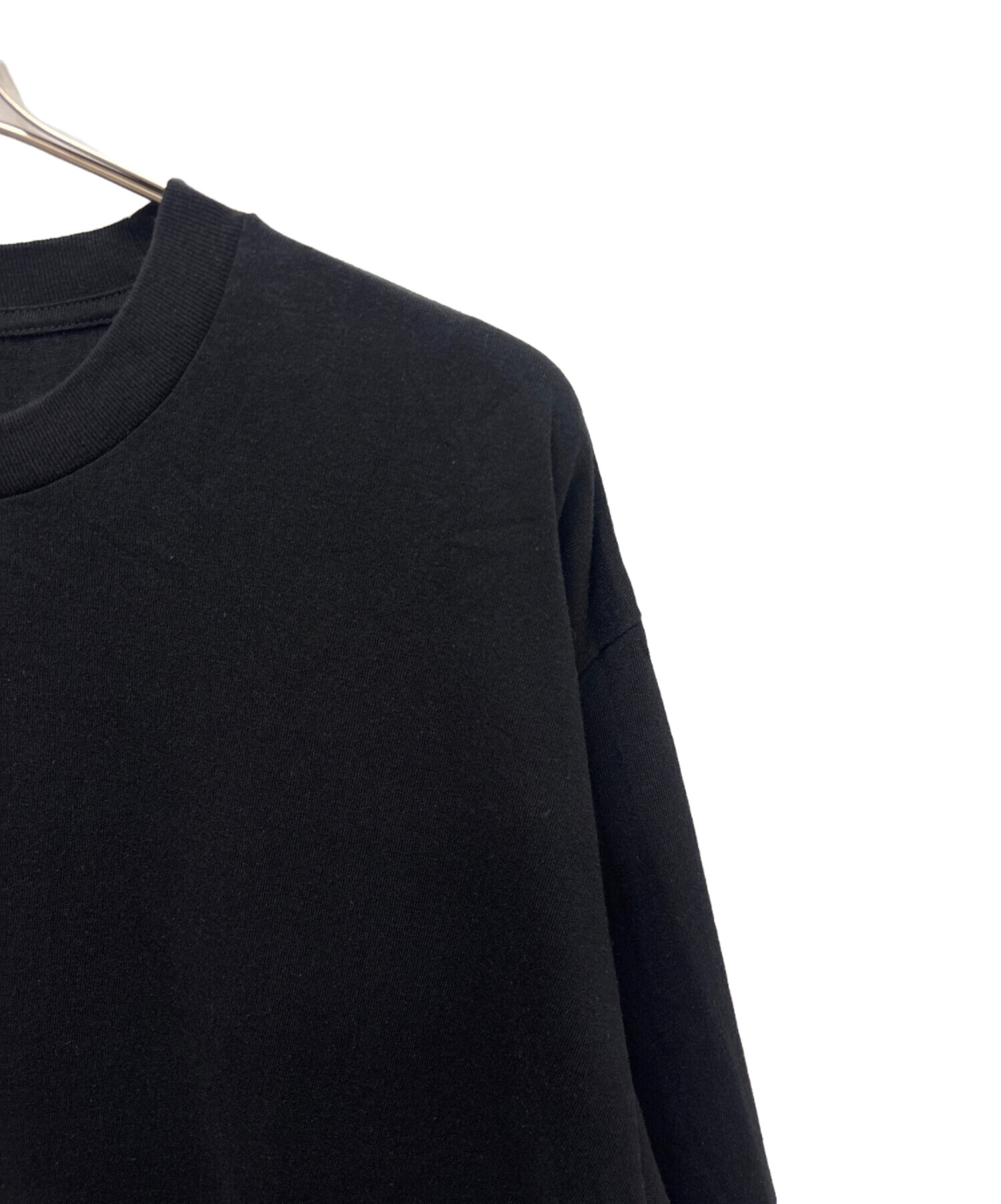 中古・古着通販】COMOLI (コモリ) 空紡天竺 長袖Tシャツ ブラック