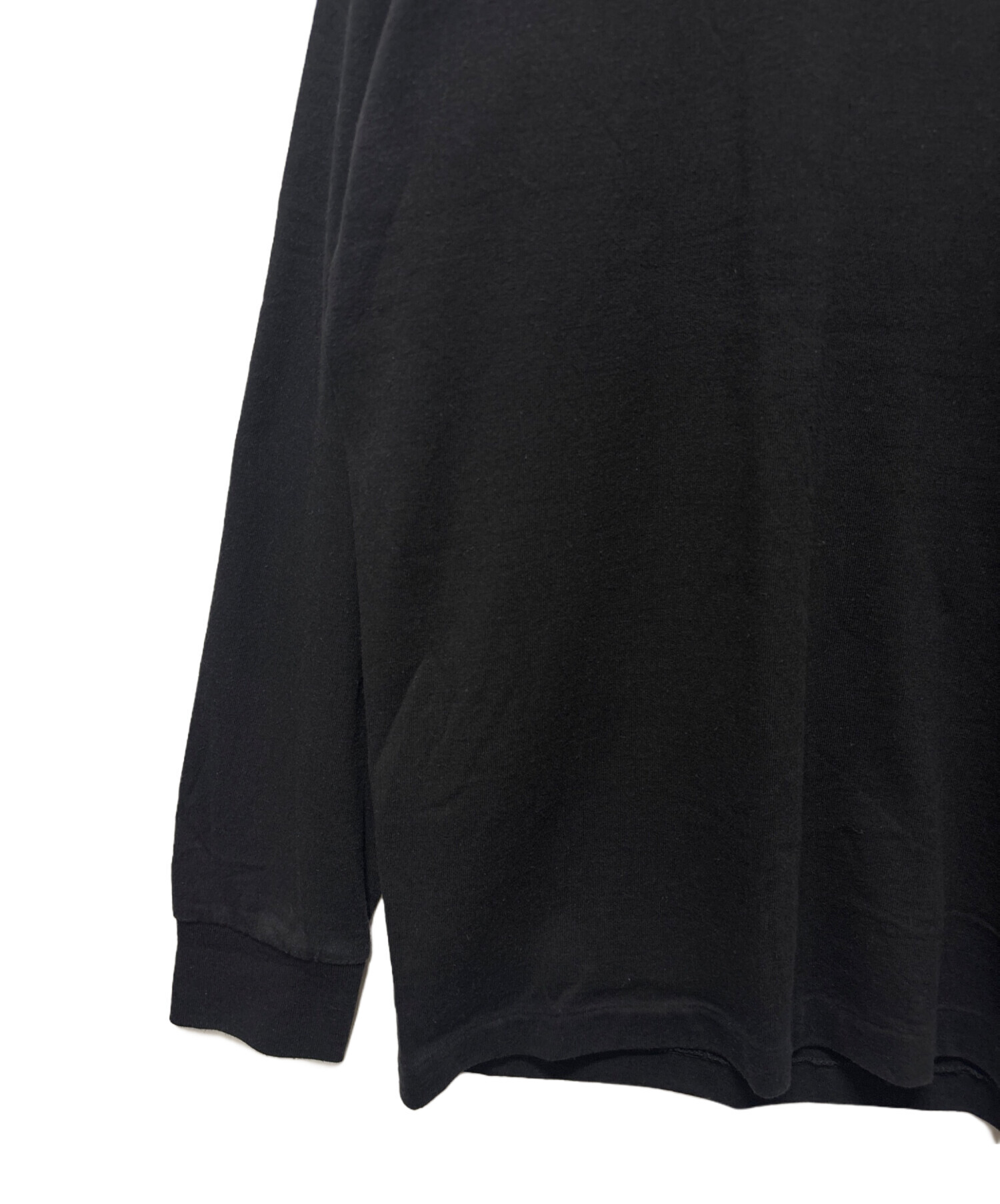 中古・古着通販】COMOLI (コモリ) 空紡天竺 長袖Tシャツ ブラック