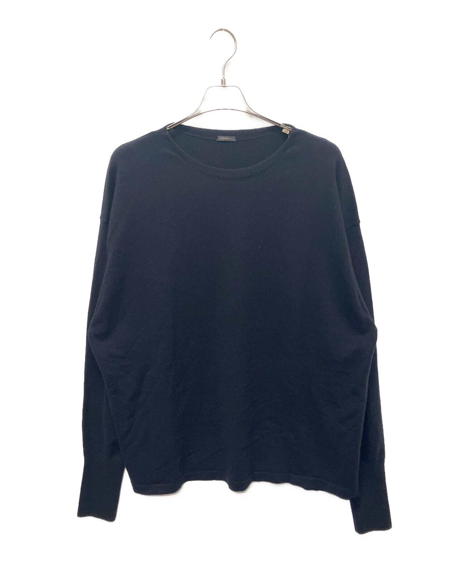 中古・古着通販】COMOLI (コモリ) カシミヤコモリニット ネイビー