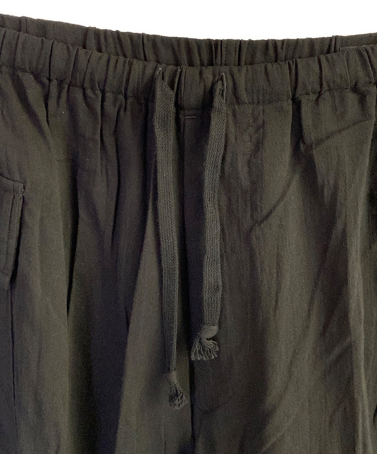 comoli 未使用品　パンツ 中古・古着通販】COMOLI (コモリ) 空紡オックス カーゴパンツ ブラック
