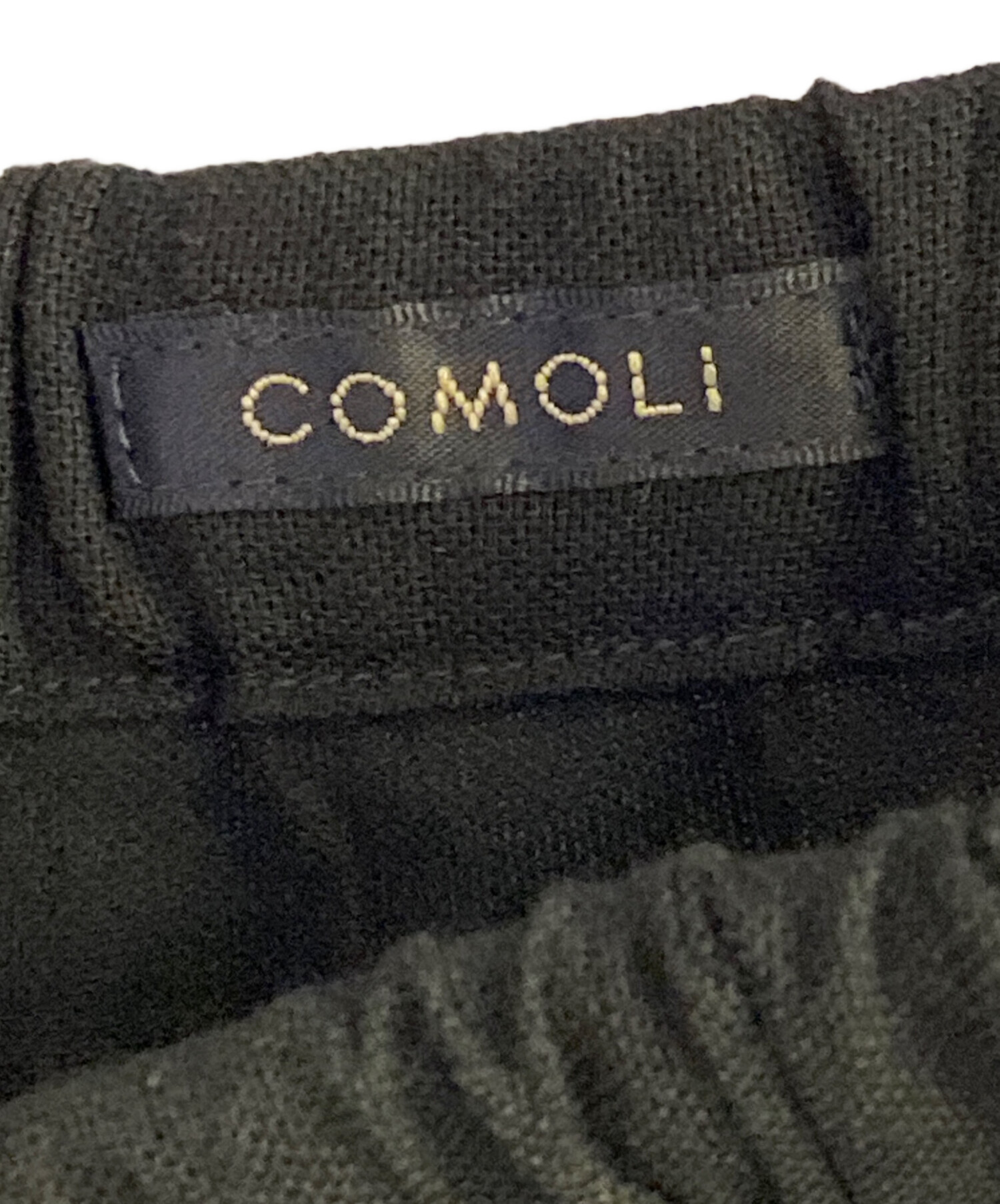 comoli 未使用品　パンツ 中古・古着通販】COMOLI (コモリ) 空紡オックス カーゴパンツ ブラック