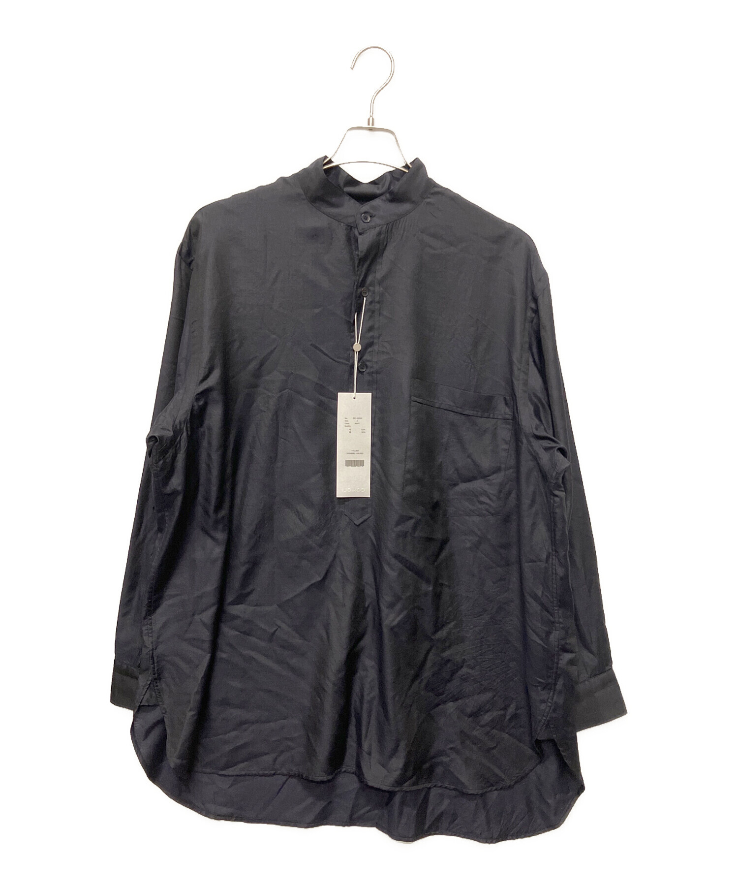 中古・古着通販】COMOLI (コモリ) ウールシルク プルオーバーシャツ