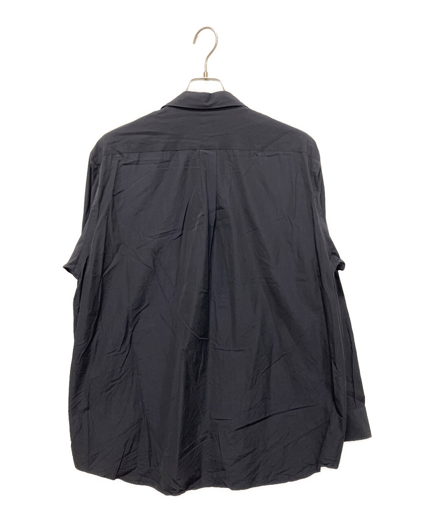 中古・古着通販】COMOLI (コモリ) コモリシャツ ネイビー サイズ:M