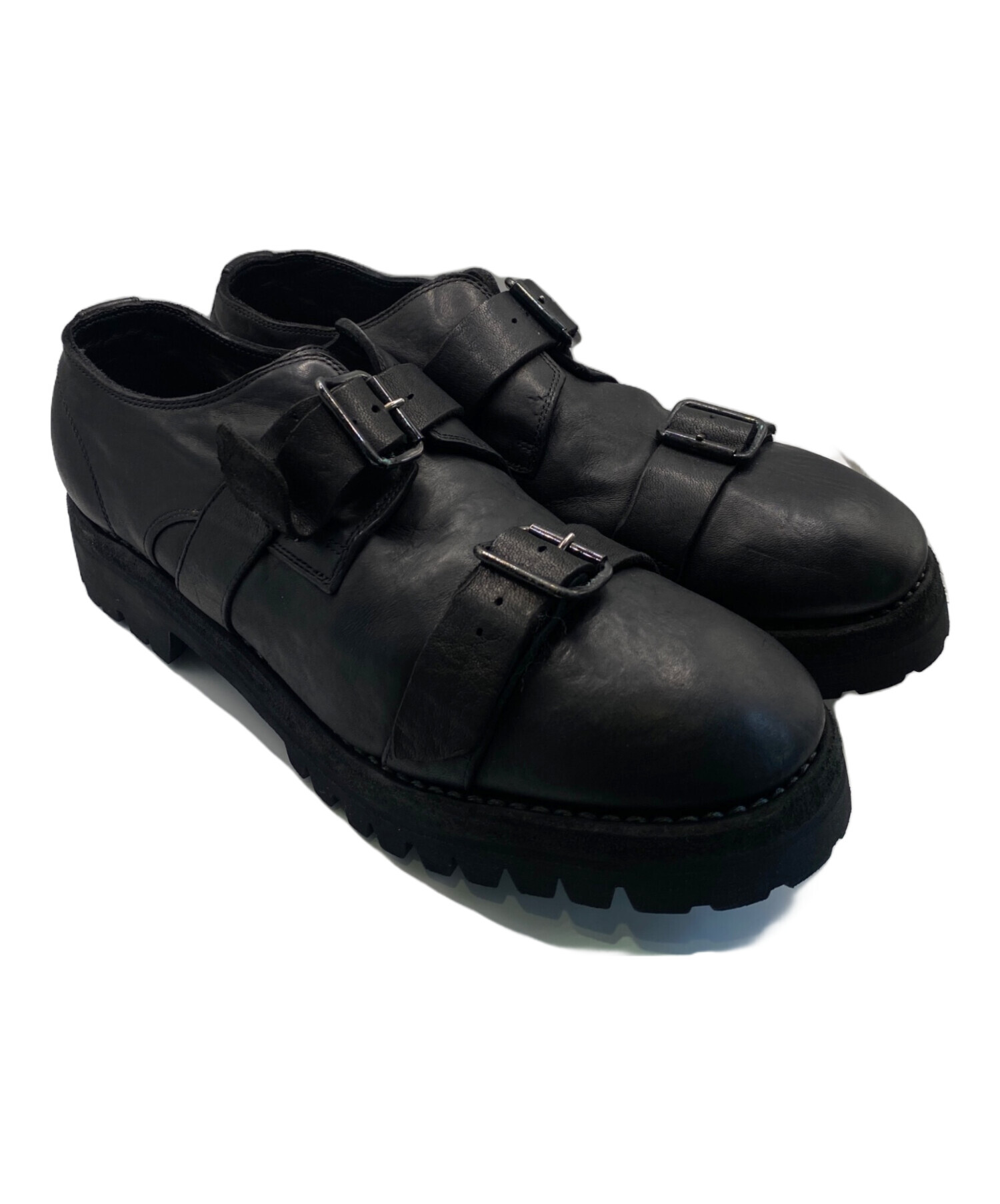 中古・古着通販】GUIDI (グイディ) AMANOJACK DOUBLE BUCKLED DERBY 