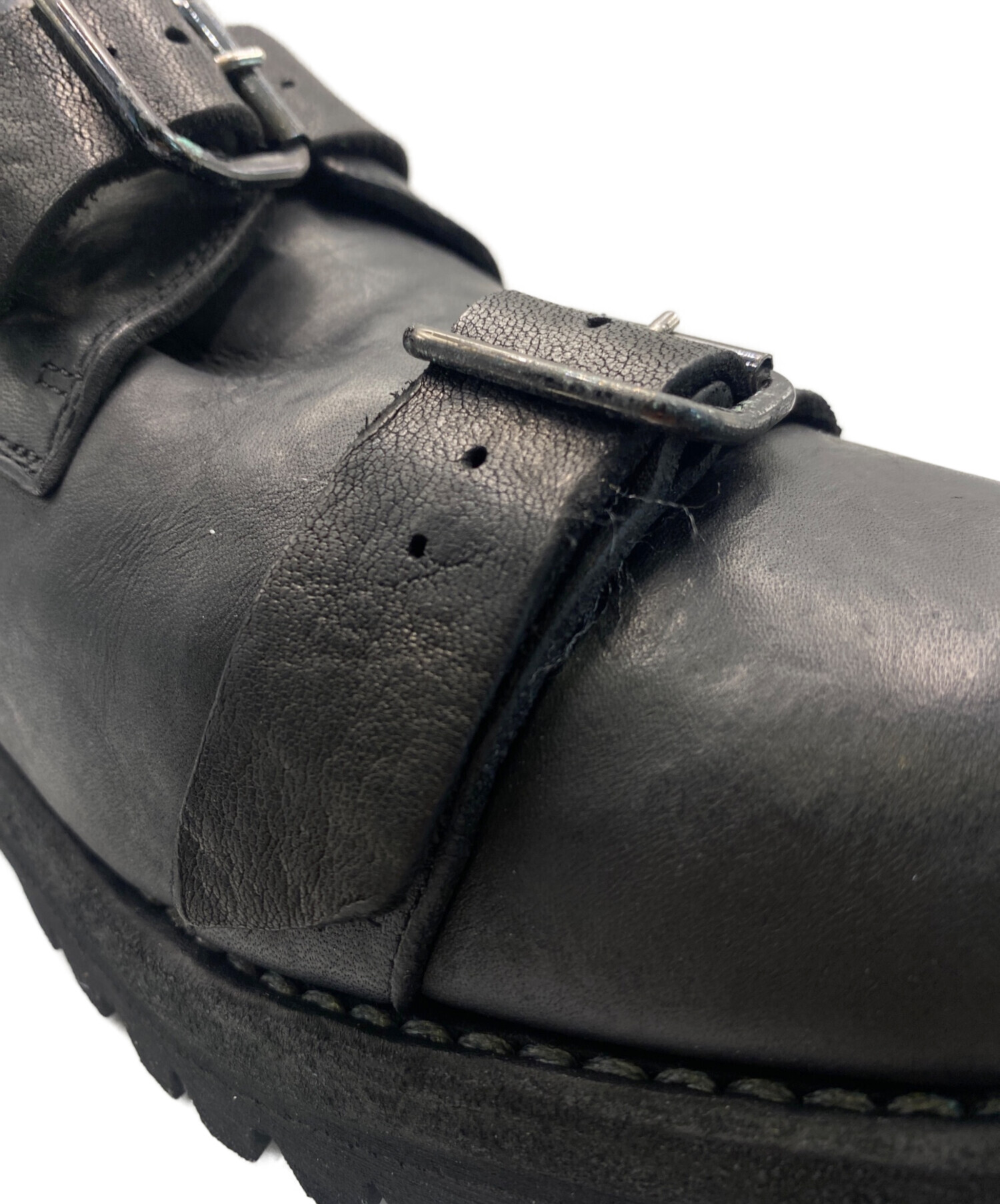 中古・古着通販】GUIDI (グイディ) AMANOJACK DOUBLE BUCKLED DERBY 