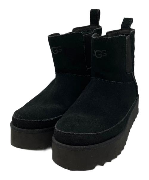 【UGG】HOLZER チェルシー ブーツ 黒/送料込 最終値下げ 中古・古着通販】UGG (アグ) チェルシーブーツ ブラック サイズ:SIZE