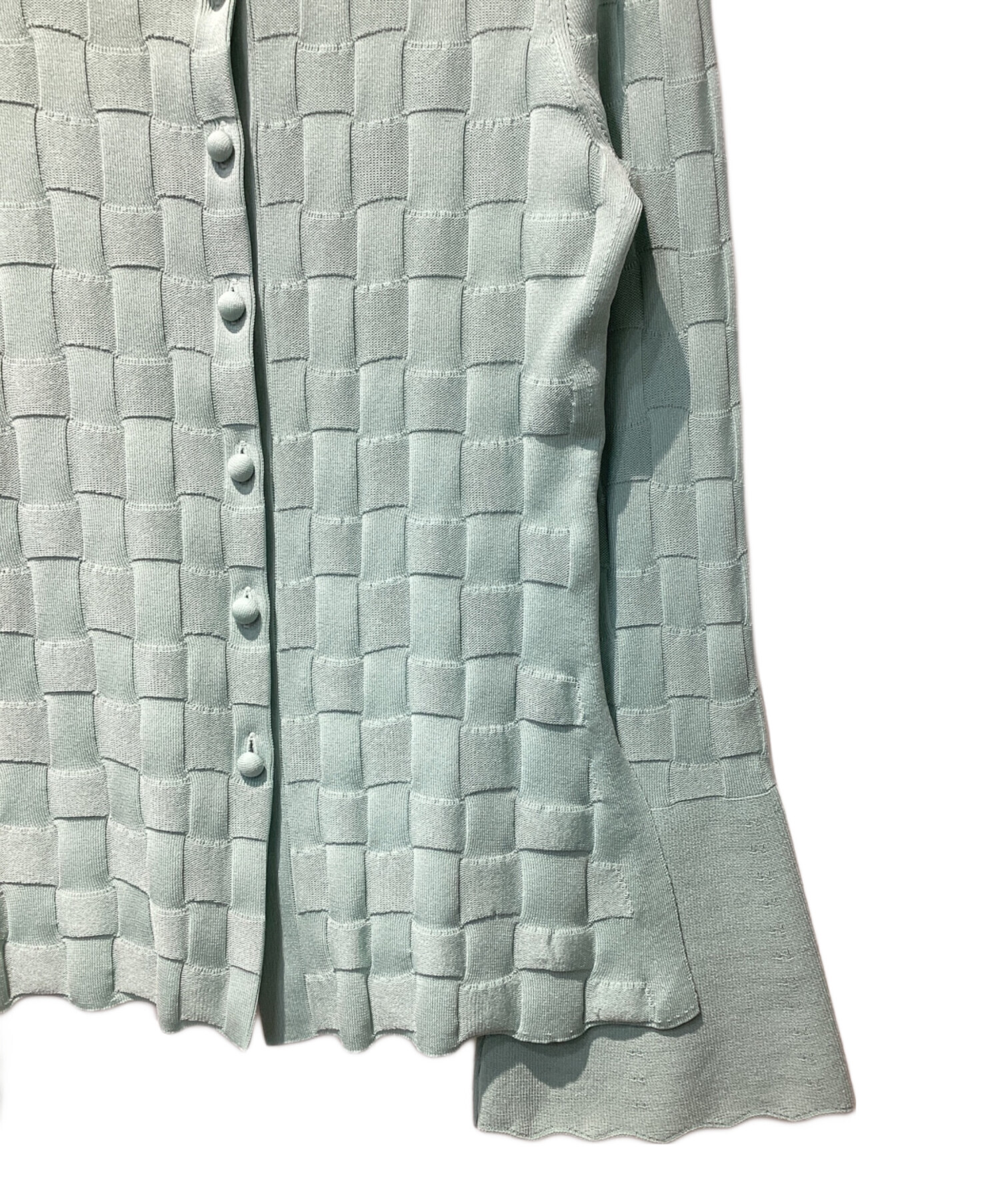 mamekurogouchi 提灯カーディガン グリーン mamekurogouchi 提灯カーディガン グリーン 中古・古着通販】mame