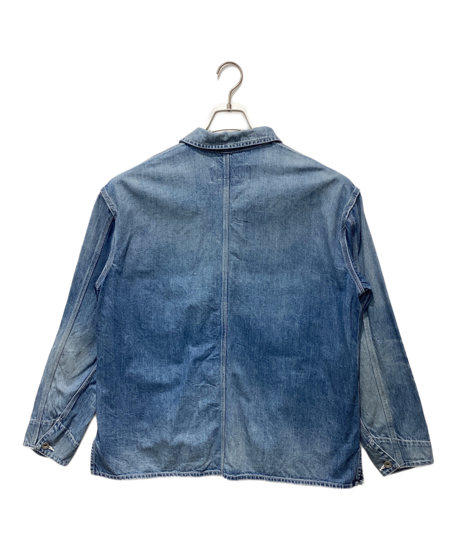 ★値下げ　Veritecoeur 　デニムワークジャケット　F 美品 中古・古着通販】Veritecoeur (ヴェリテクール) デニムカバーオール
