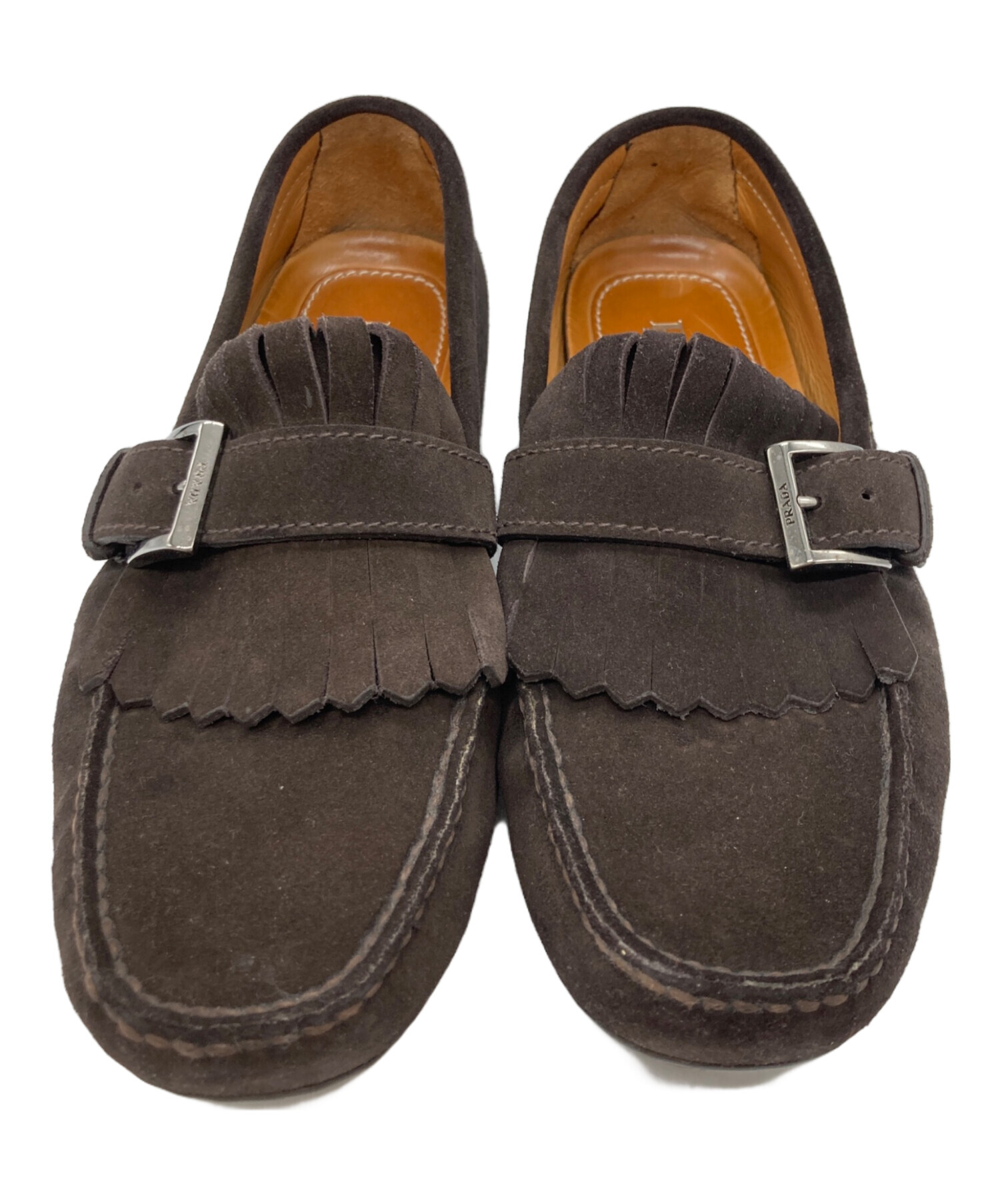 中古・古着通販】PRADA (プラダ) ドライビングシューズ/スエード