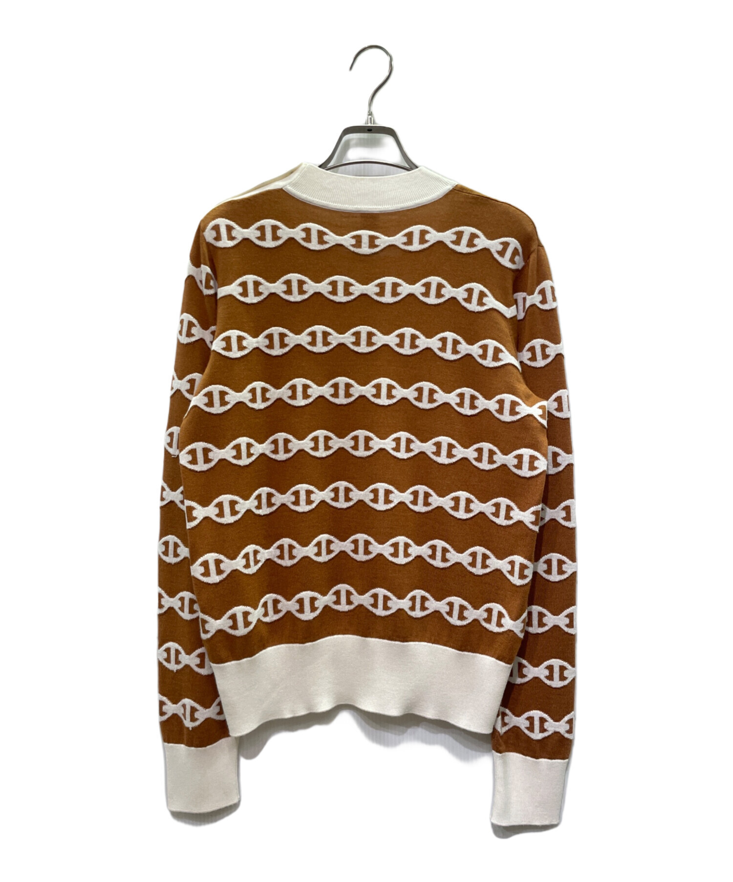 中古・古着通販】HERMES (エルメス) ダンクル柄シルクカシミヤニット