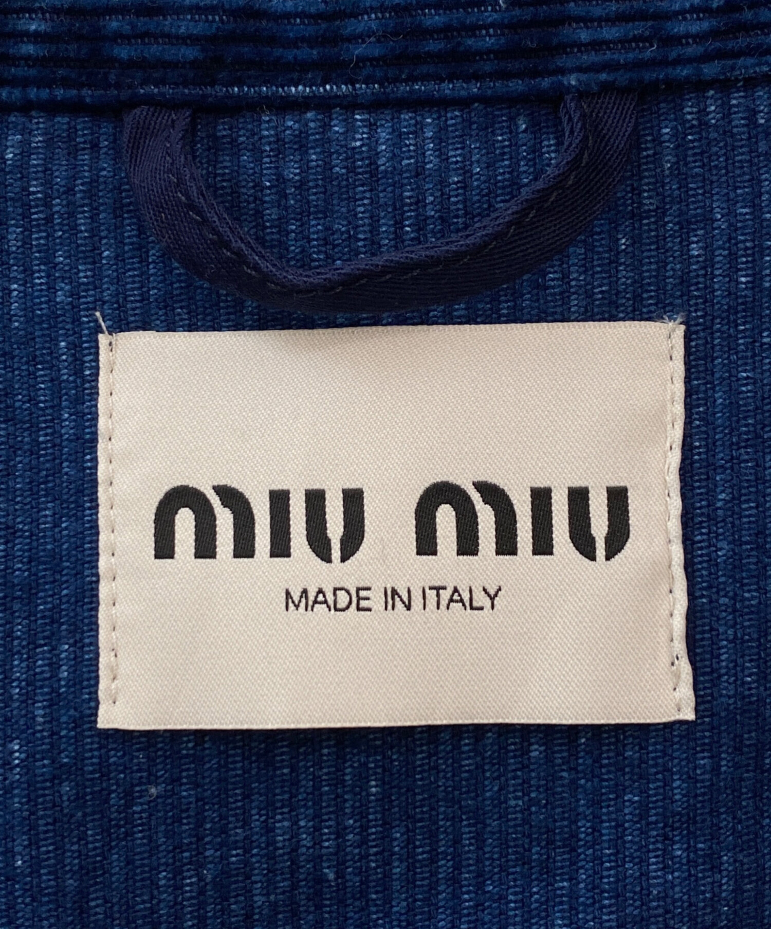 中古・古着通販】MIU MIU (ミュウミュウ) ウォッシュドベルベット