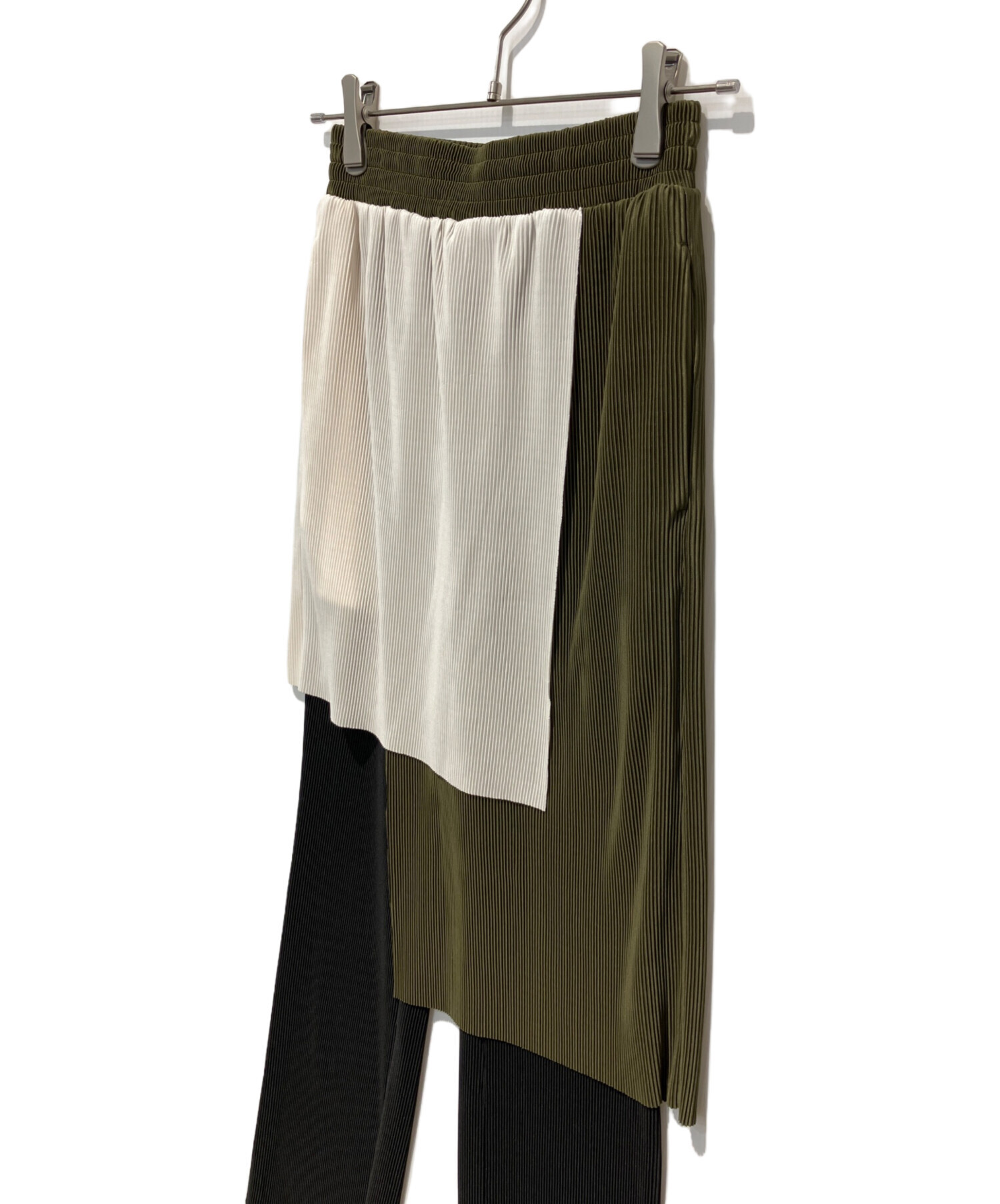 中古・古着通販】OMMO (オーエムエムオー) LAYERED PLEATS PT ミックス
