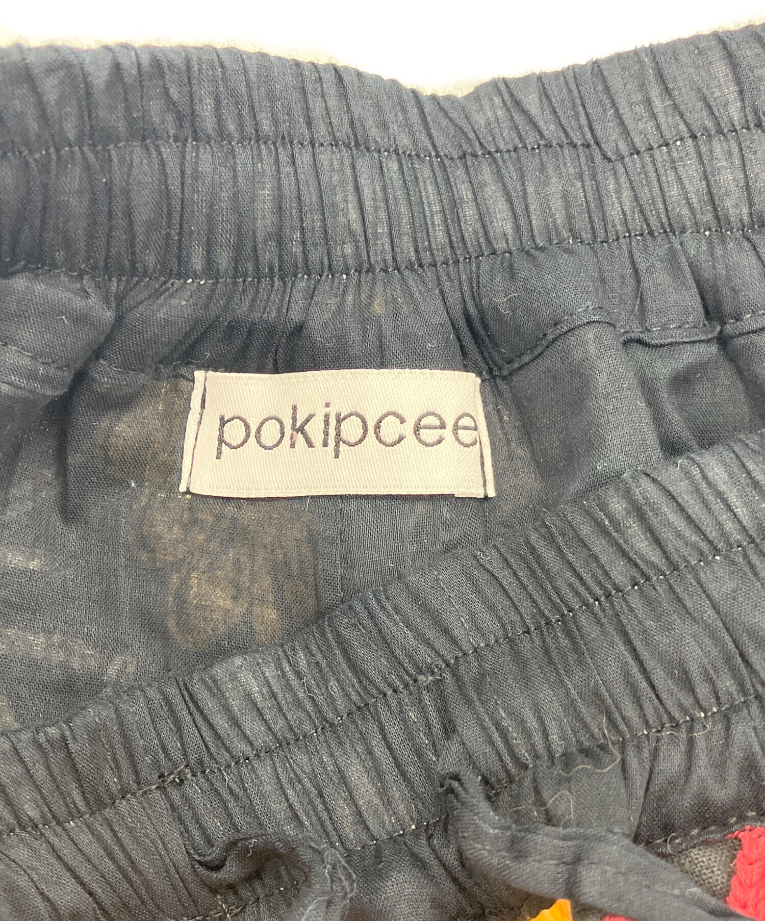 中古・古着通販】pokipcee (ポキプシー) スザニパンツ ブラック サイズ