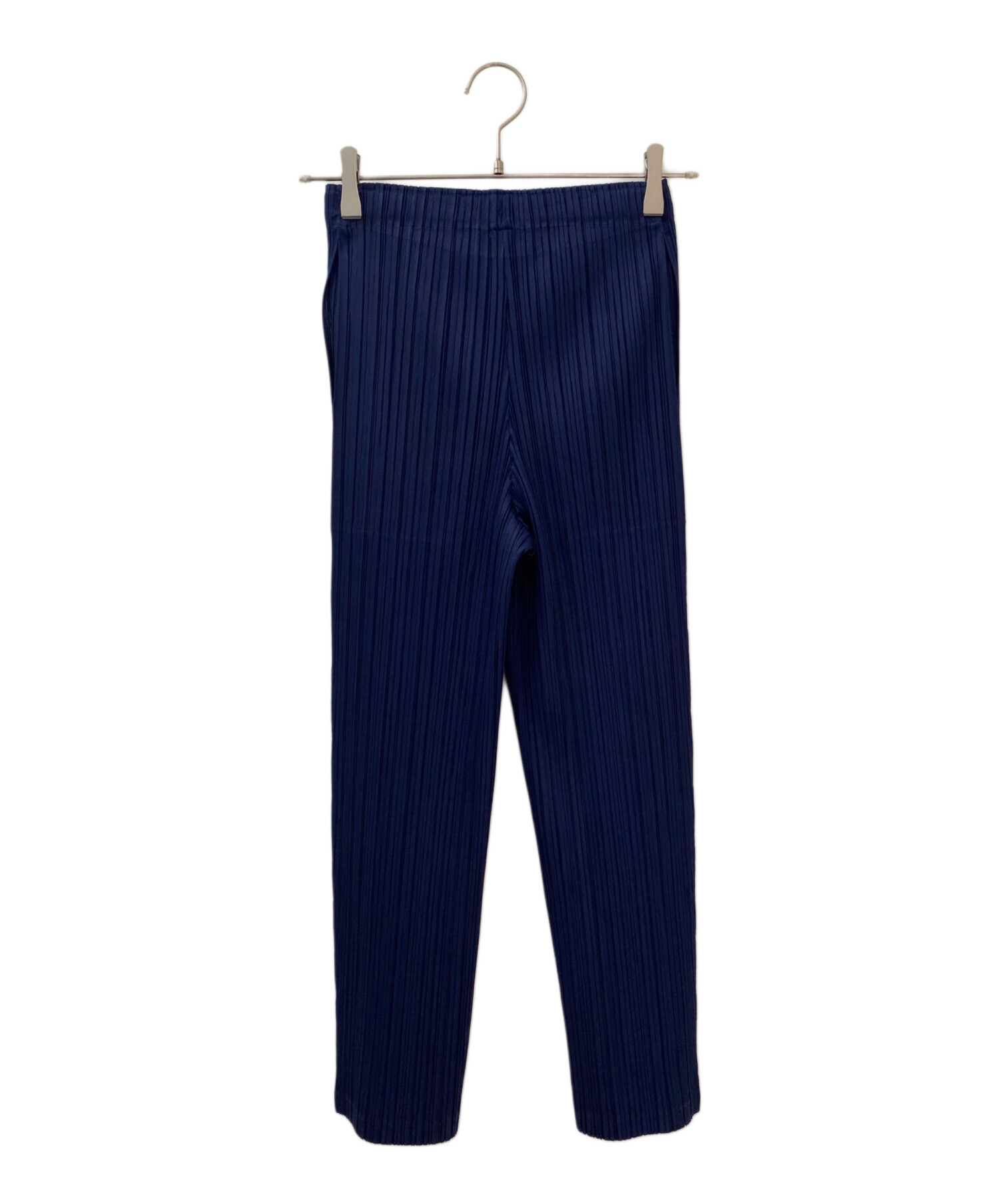 PLEATS PLEASE THICKER BOTTOMSパンツ(ブルー) 中古・古着通販】PLEATS PLEASE (プリーツプリーズ) THICKER BOTTOMS 1