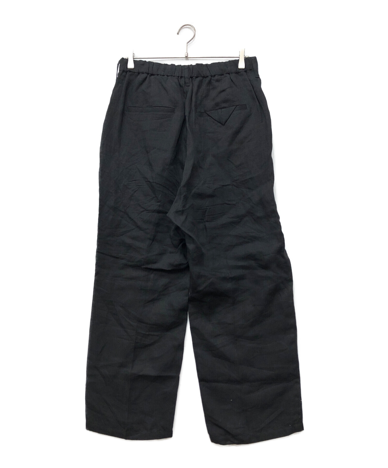 中古・古着通販】ANCELLM (アンセルム) 100/S LINEN TUCK SLACKS 