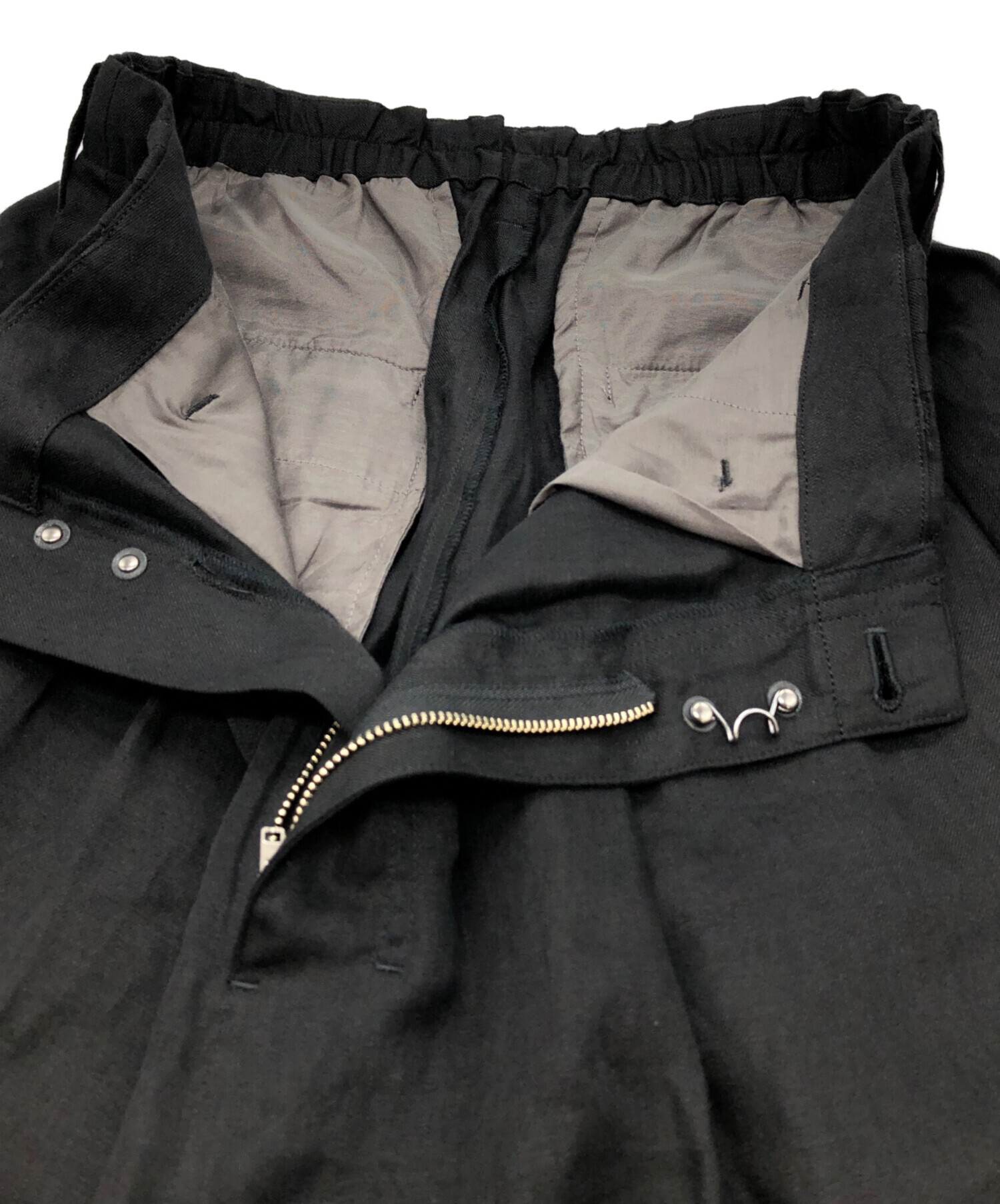 中古・古着通販】ANCELLM (アンセルム) 100/S LINEN TUCK SLACKS