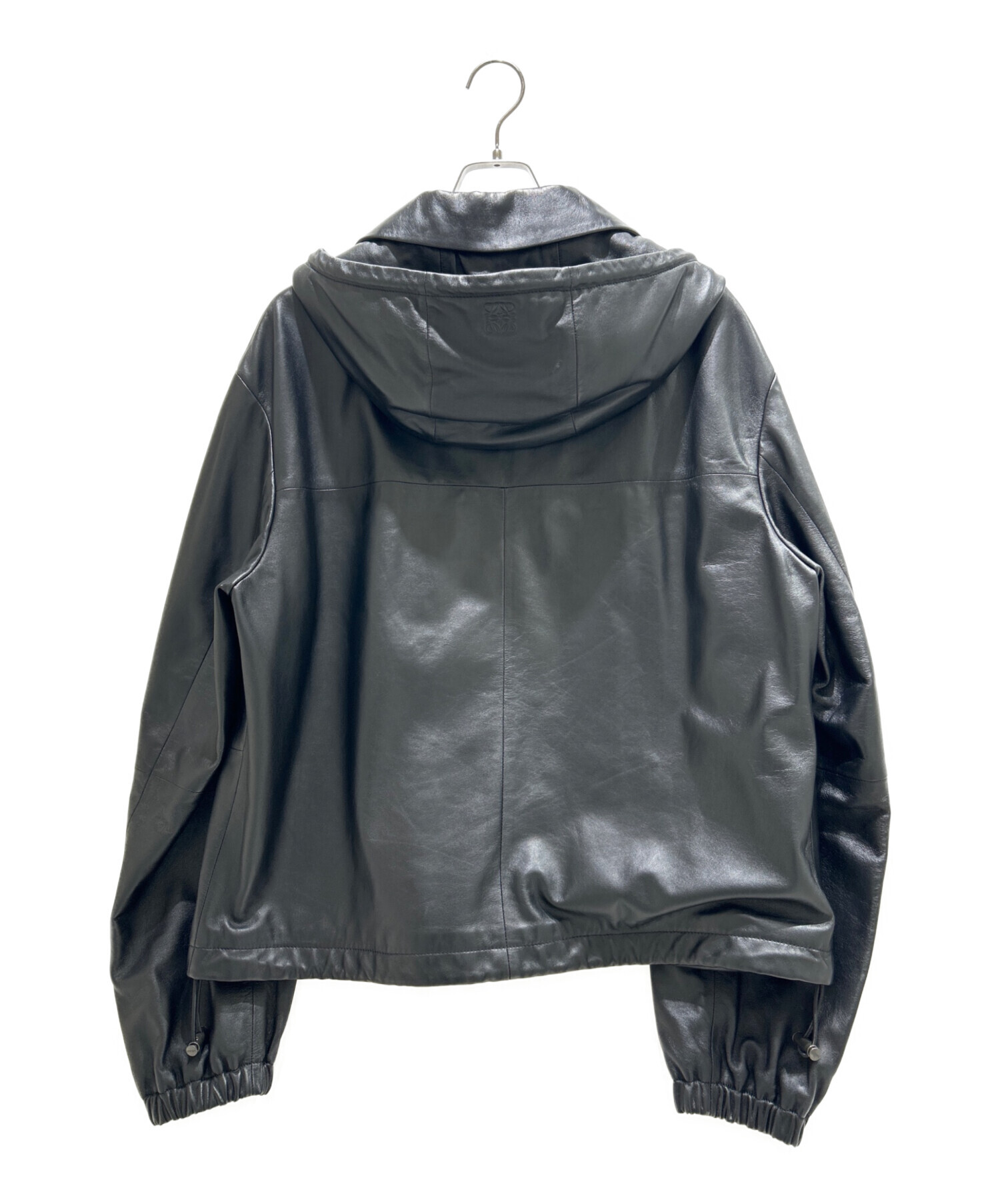hanarinLOEWEロエベ　革ジャケット　メッシュ　希少 中古・古着通販】LOEWE (ロエベ) フーデッド ジャケット ナパ