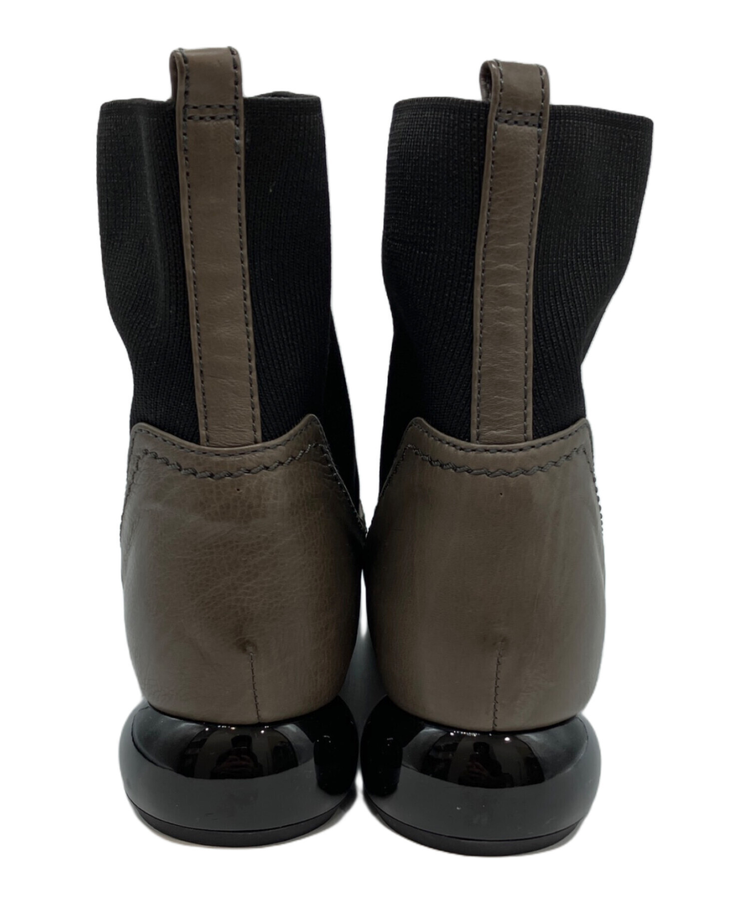中古・古着通販】MANA (マナ) ショートブーツ ブラウン サイズ:SIZE 36