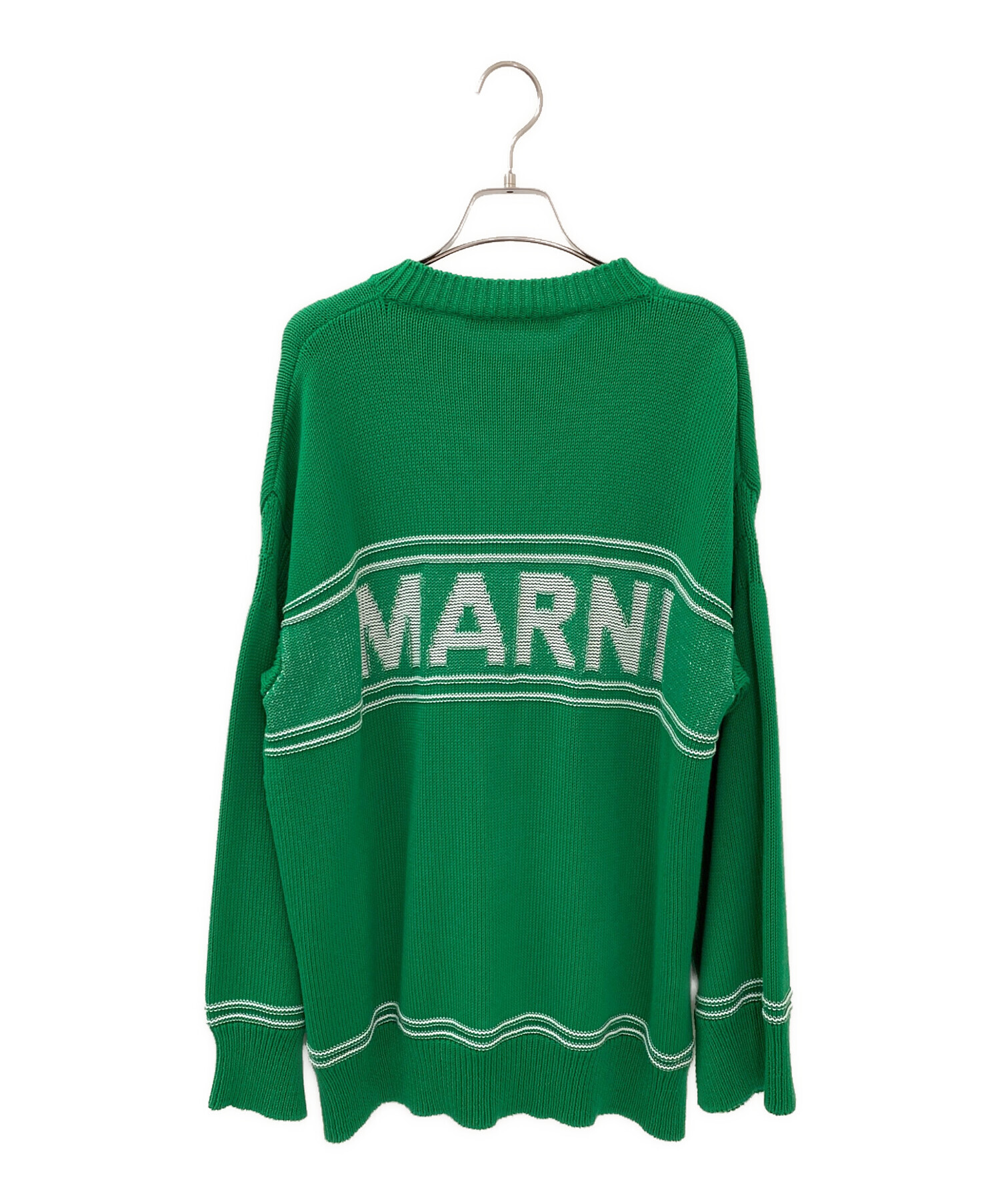 中古・古着通販】MARNI (マルニ) キモノスリーブ インターシャロゴ
