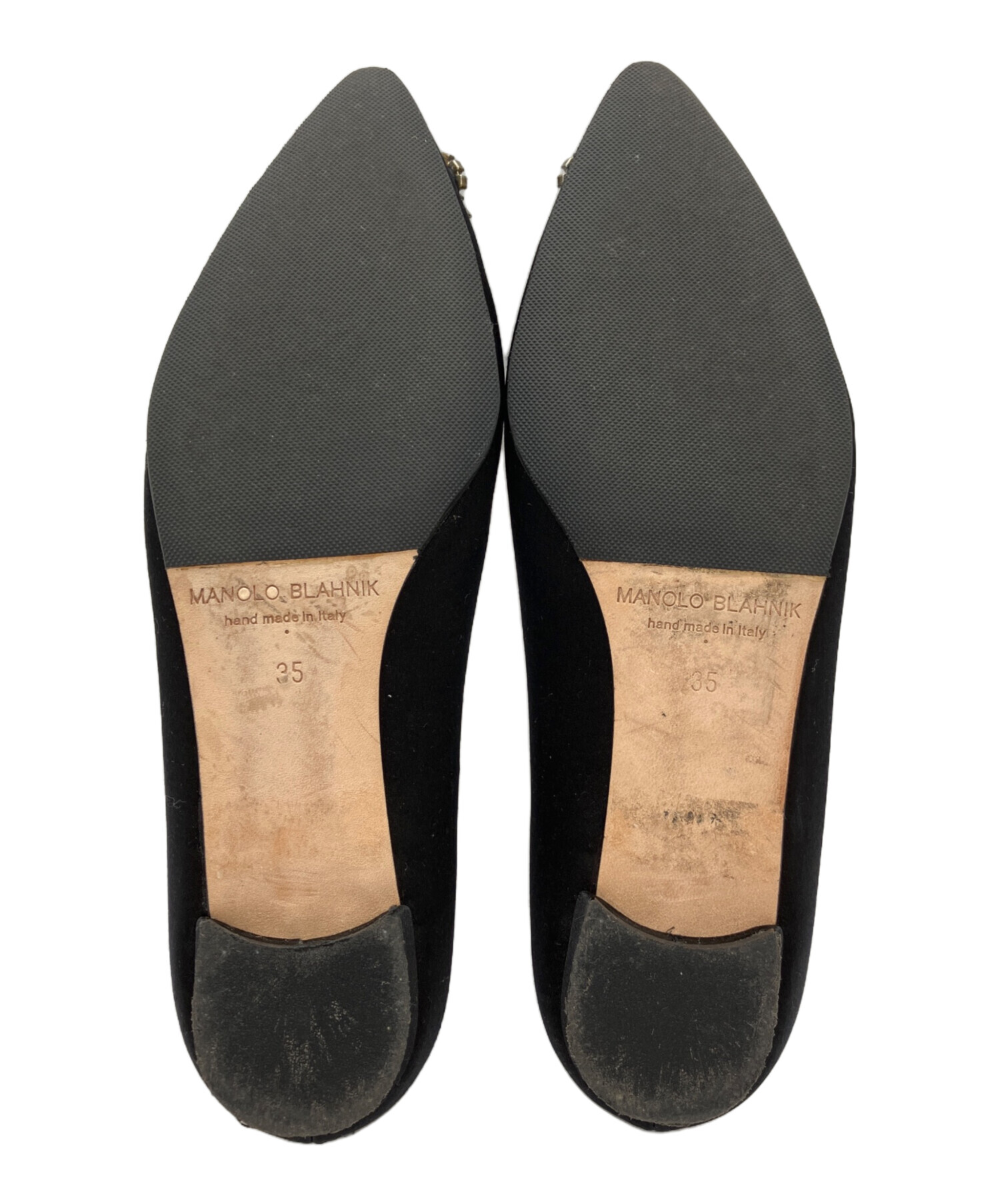 中古・古着通販】Manolo Blahnik (マノロブラニク) パンプス ブラック 