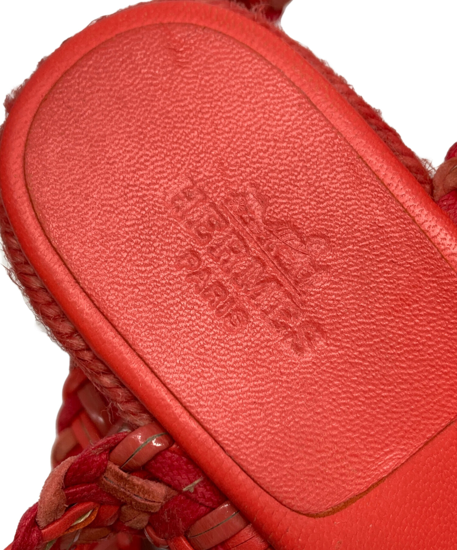 HERMES エルメス エスパドリーユ ウェッジソール サンダル