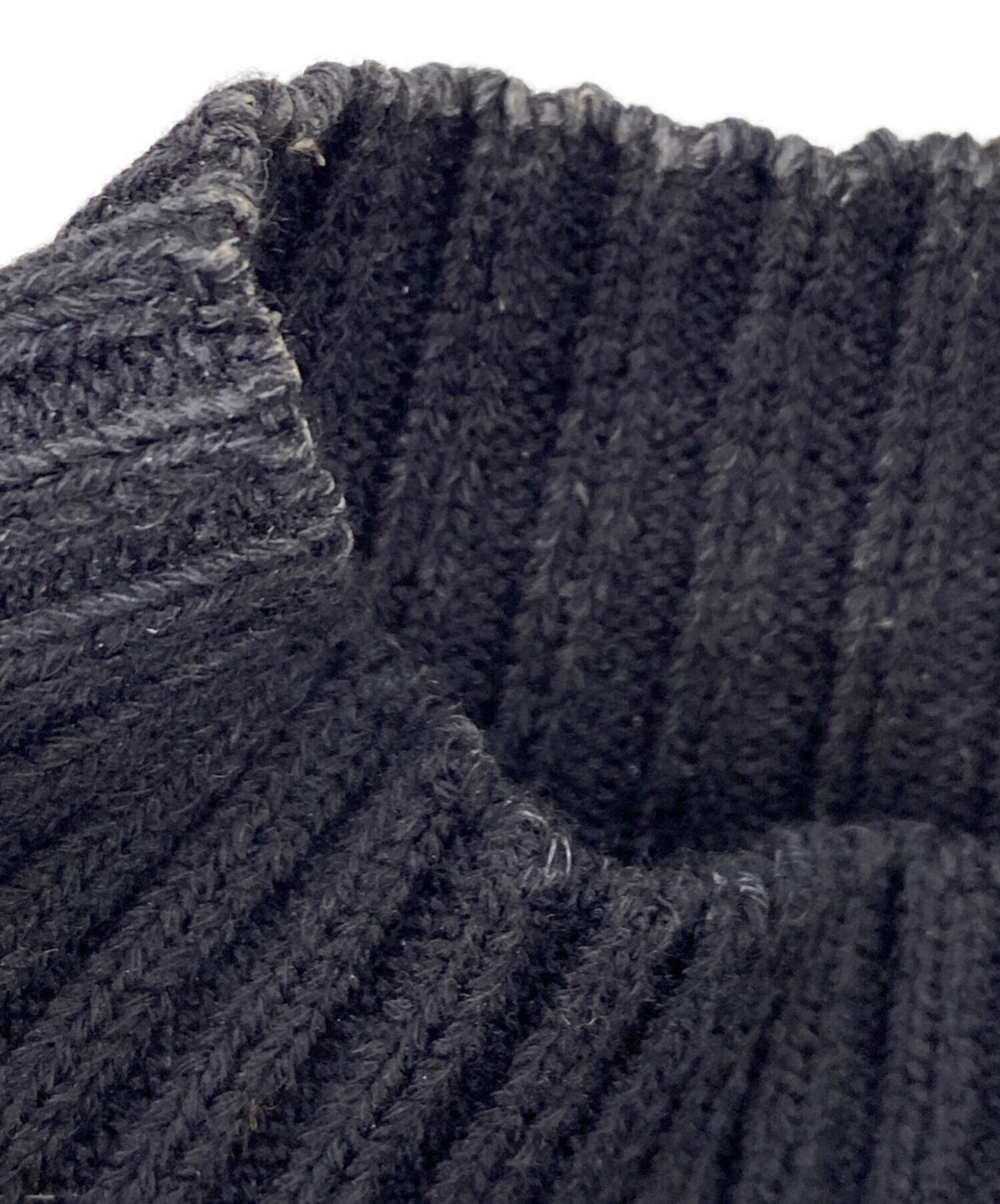 中古・古着通販】sacai (サカイ) レオパードドッキングニット ブラック