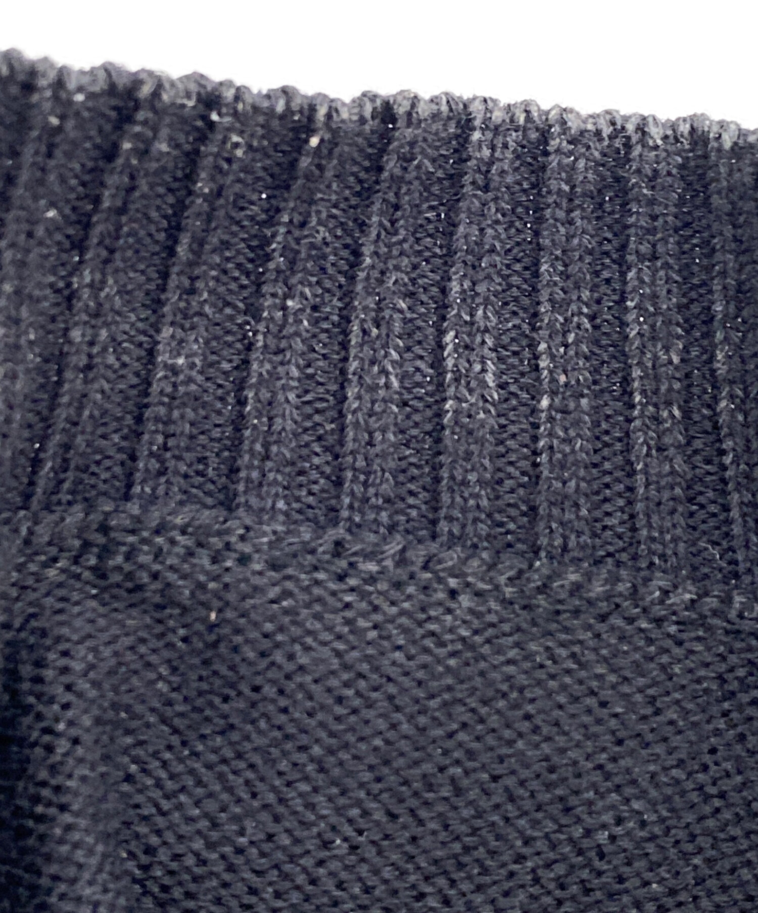 中古・古着通販】sacai (サカイ) レオパードドッキングニット ブラック