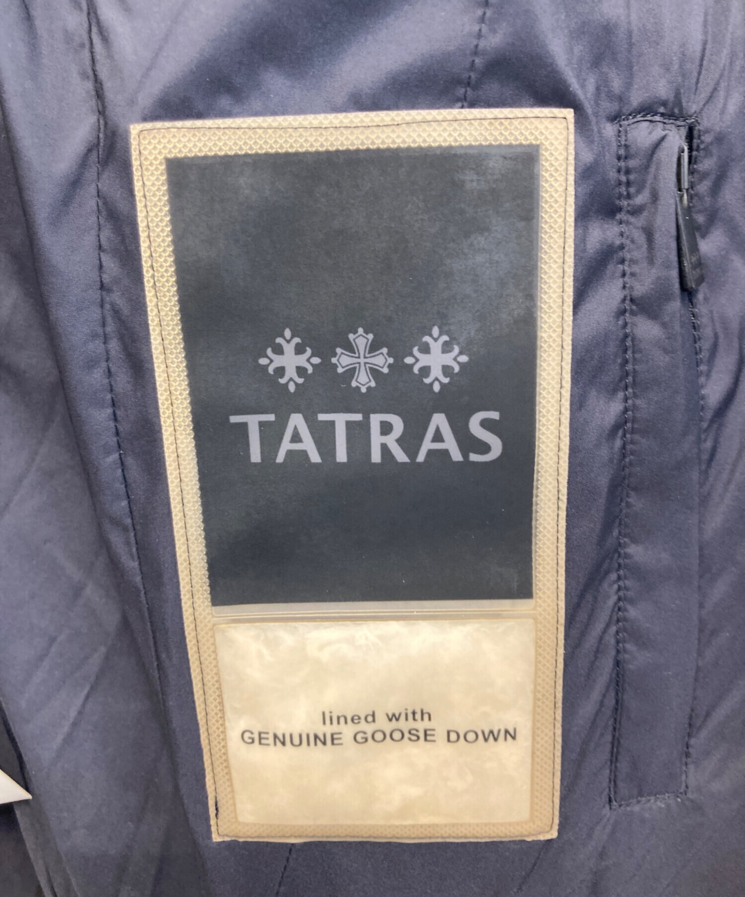 中古・古着通販】TATRAS (タトラス) CERAMICA ダウンコート ブラック 