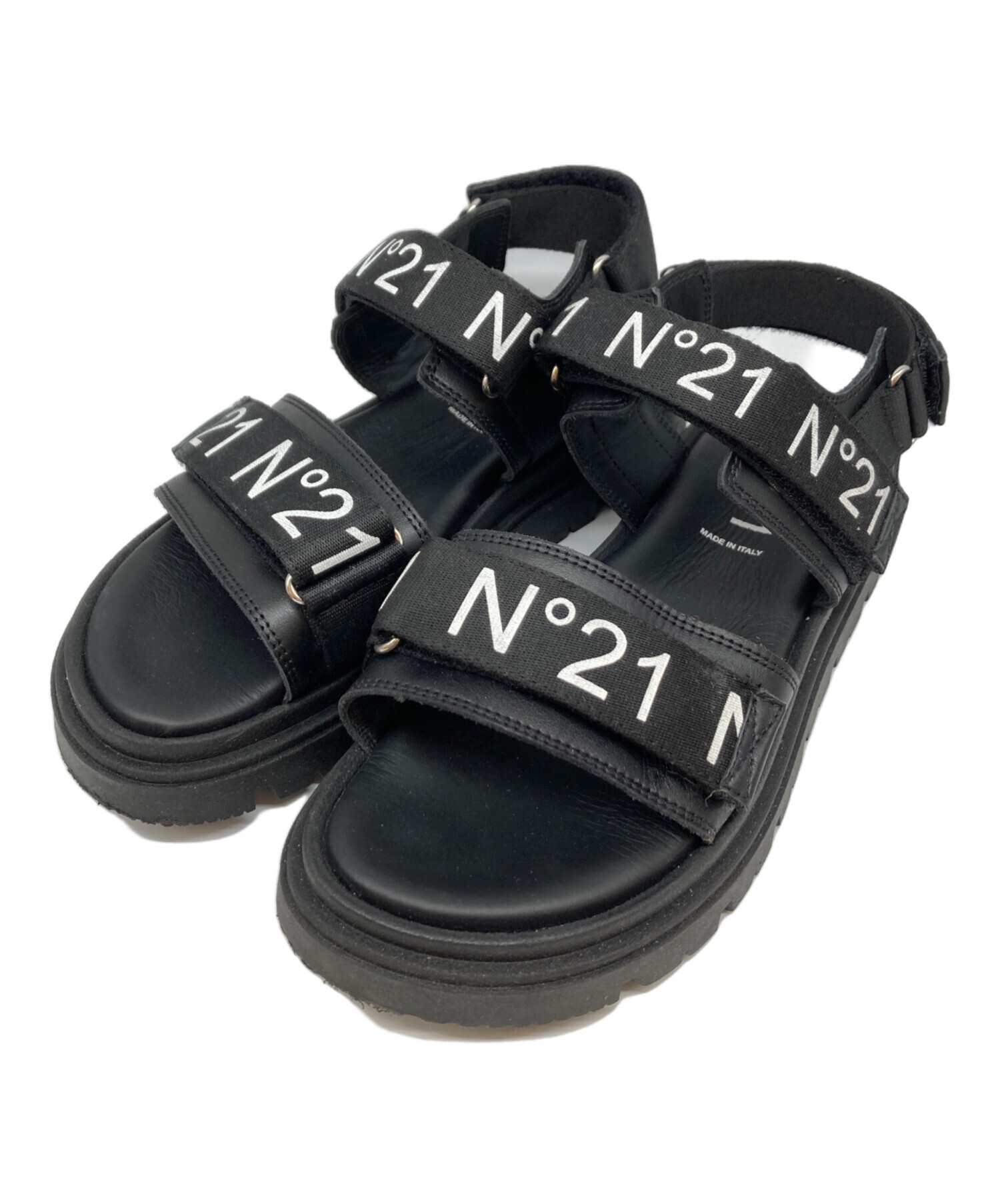 中古・古着通販】N°21 (ヌメロヴェントゥーノ) サンダル ブラック