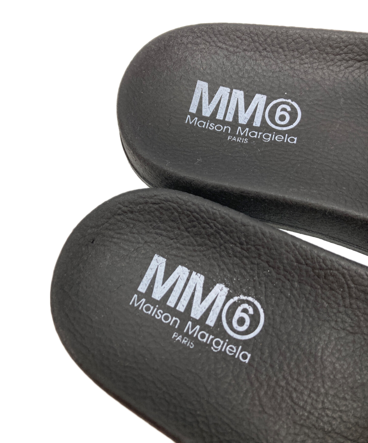 MAISON MARGIELA マルジャラ ロゴ スライドサンダル 中古 中古・古着通販】MM6 Maison Margiela (エムエムシックスメゾン