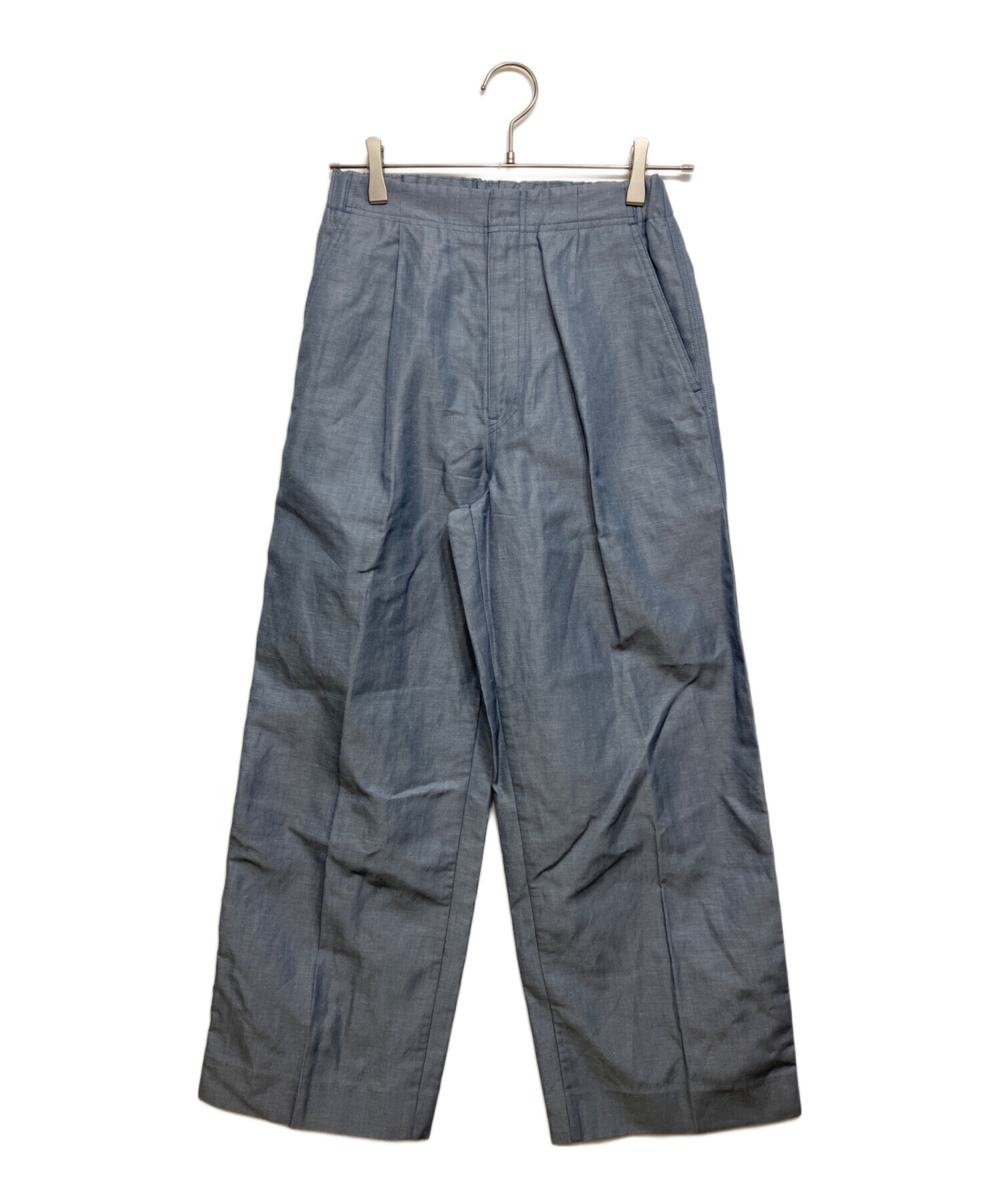 drawer ドゥロワー パンツ 中古・古着通販】DRAWER (ドゥロワー) シルクリネン バックギャザー
