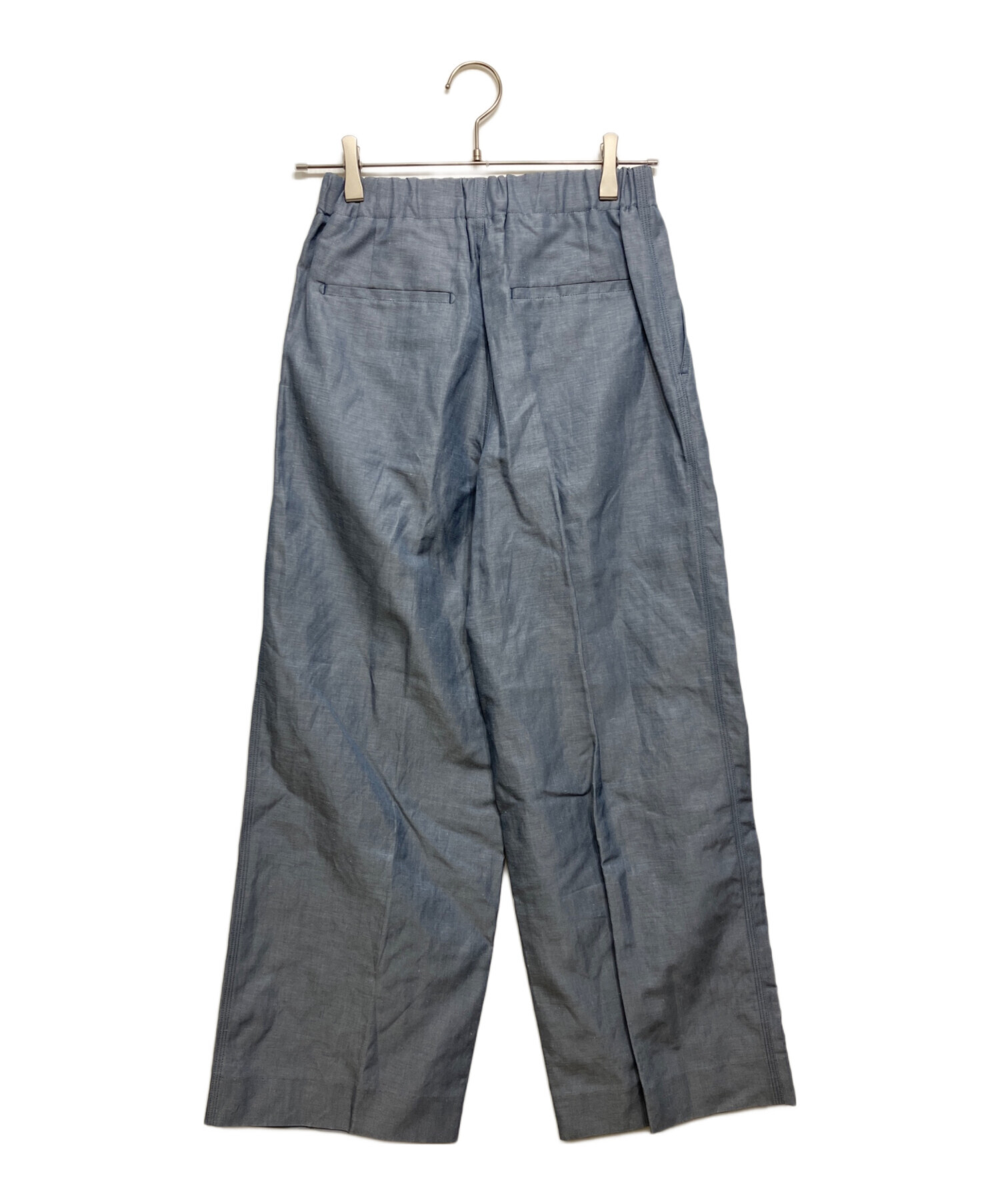 中古・古着通販】DRAWER (ドゥロワー) シルクリネン バックギャザー