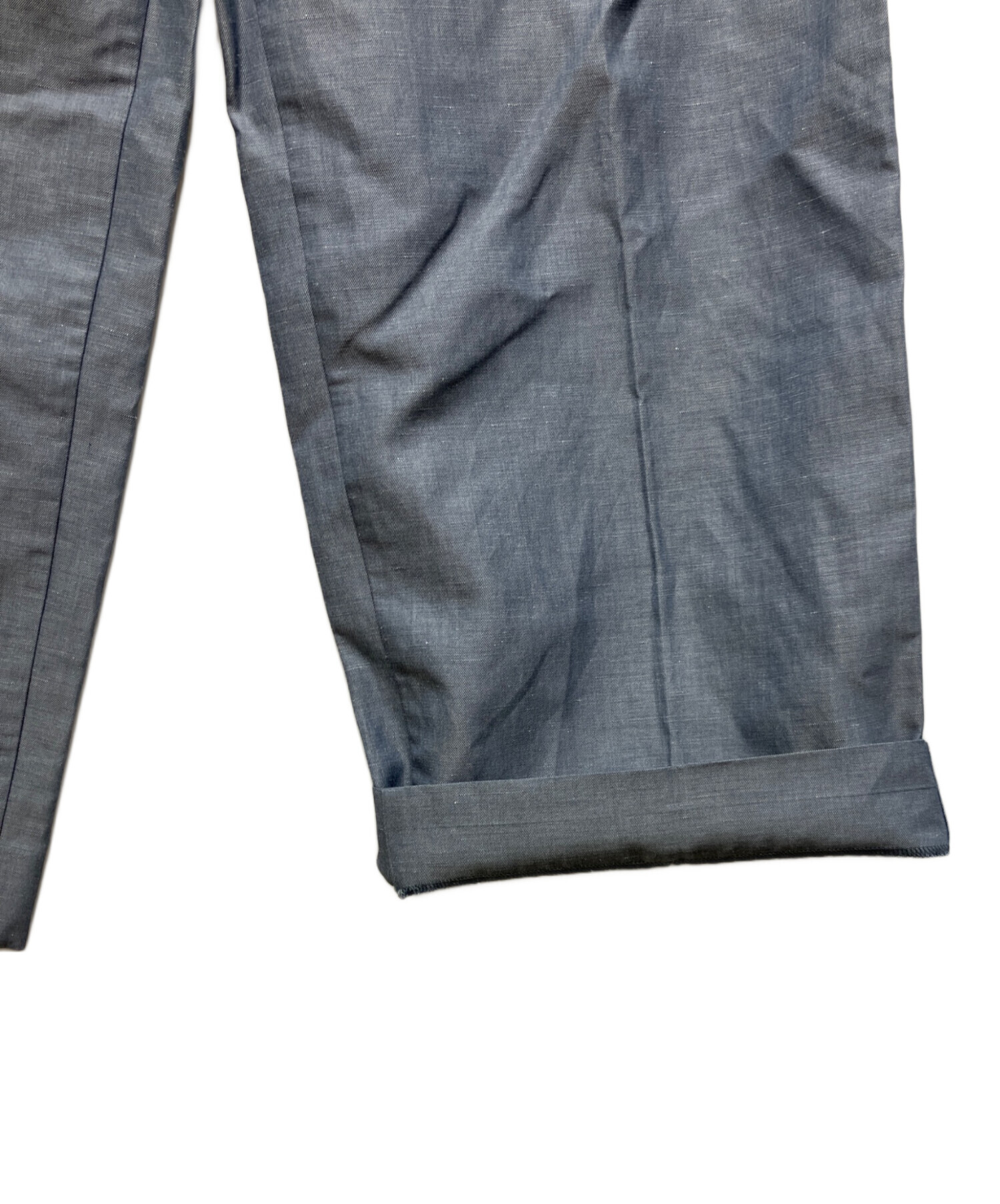 drawer ドゥロワー パンツ 中古・古着通販】DRAWER (ドゥロワー) シルクリネン バックギャザー