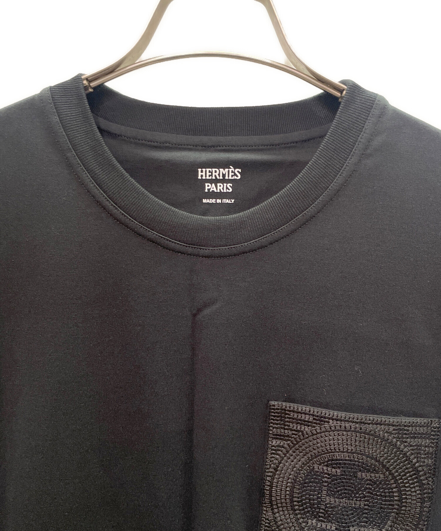 中古・古着通販】HERMES (エルメス) H-Mosaic Embroidered Pocket
