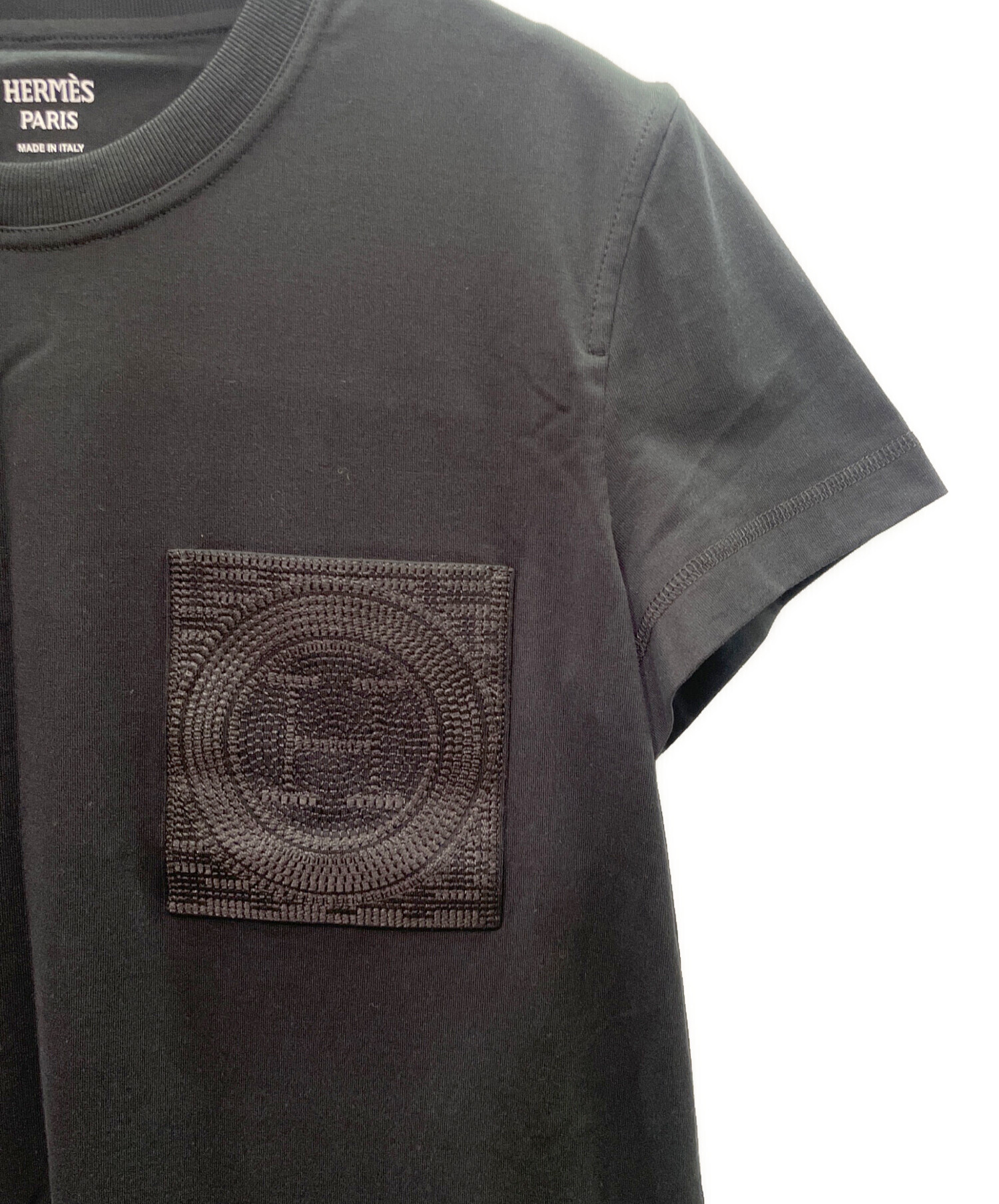 中古・古着通販】HERMES (エルメス) H-Mosaic Embroidered Pocket