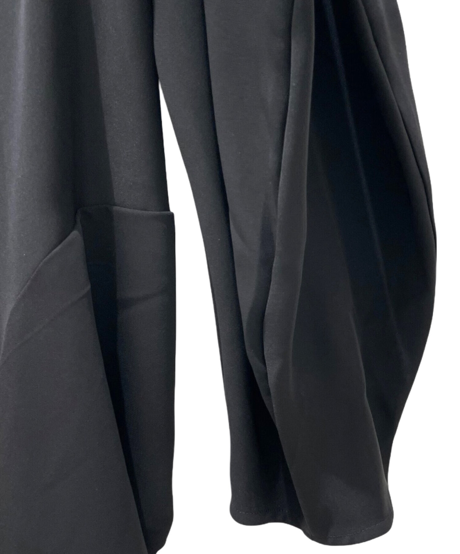 中古・古着通販】ENFOLD (エンフォルド) DRAPE DRESS ブラック サイズ