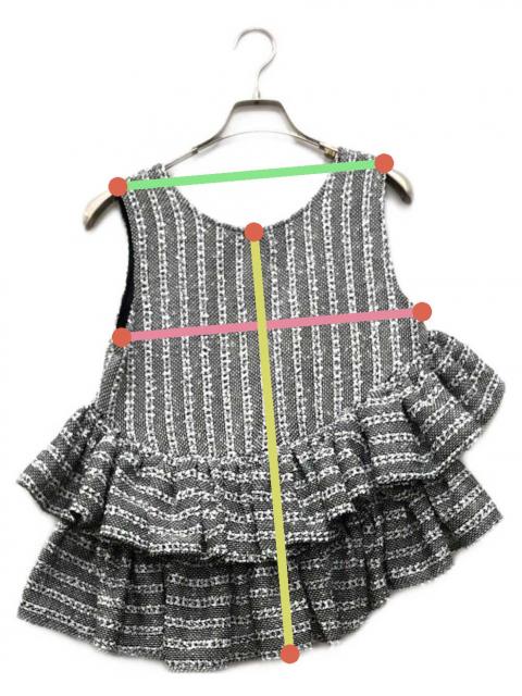 中古・古着通販】Deci Couture (デシクチュール) Fancy Tweed Frill
