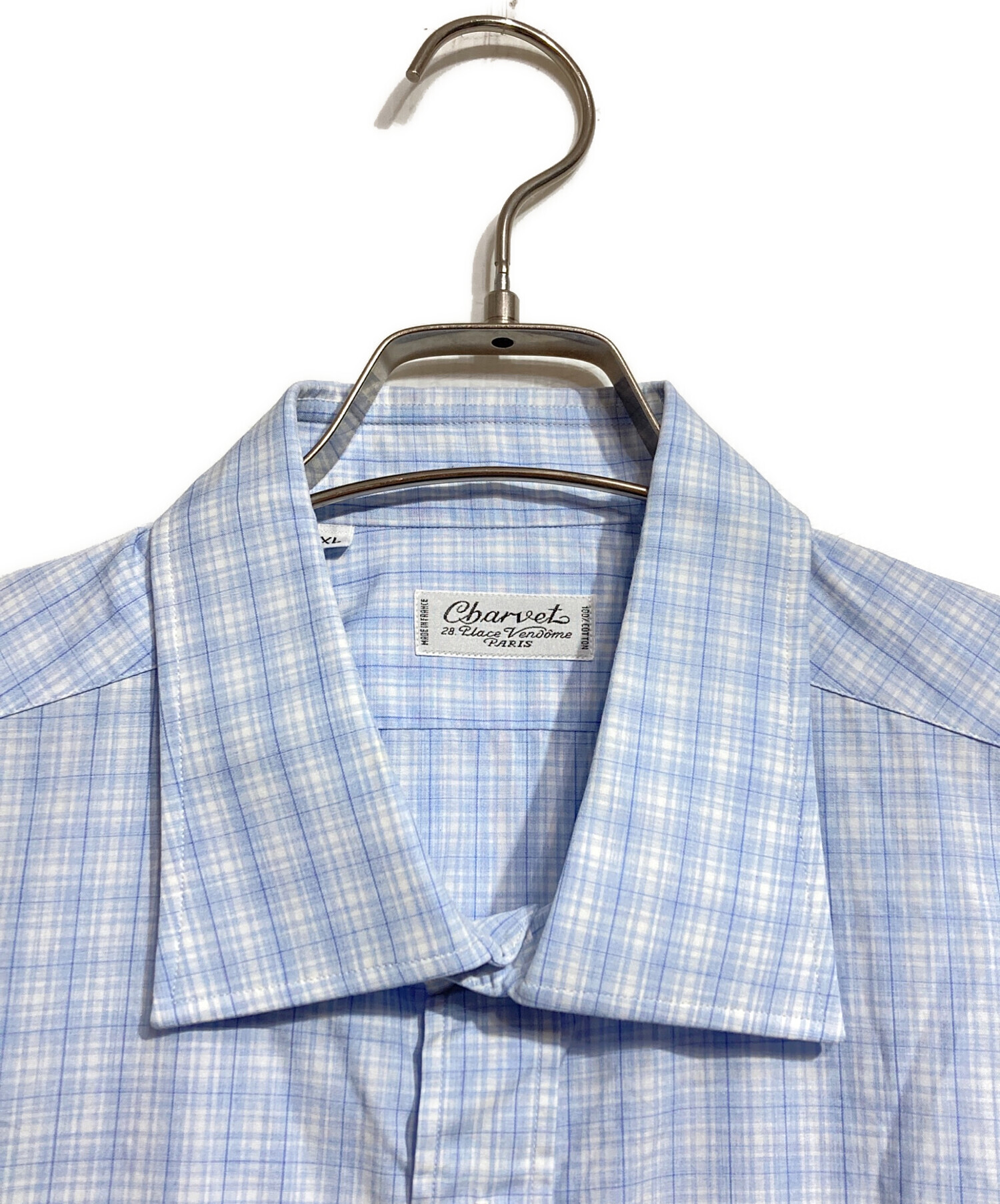 中古・古着通販】Charvet (シャルベ) チェックシャツ/Check Shirt