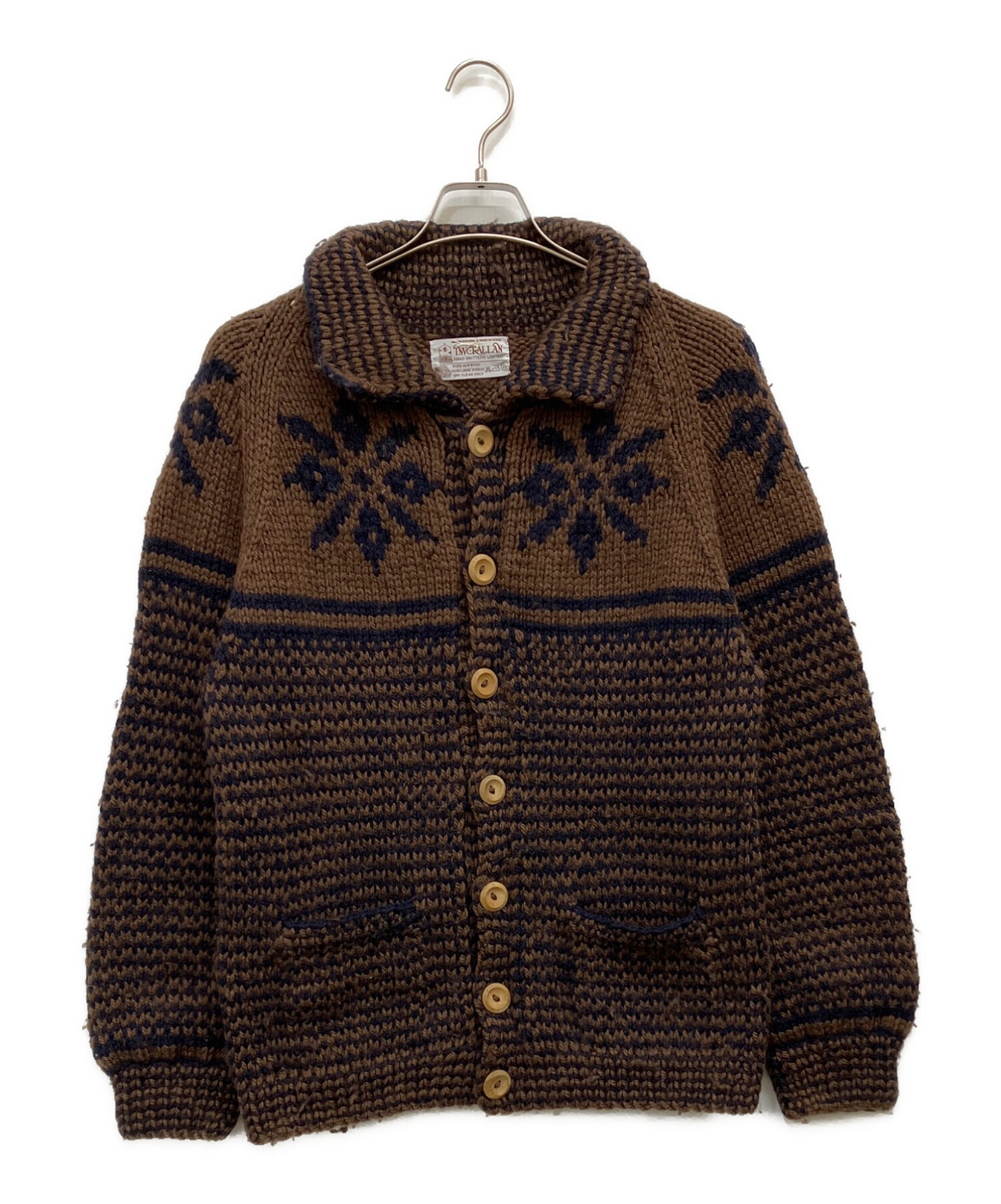 中古・古着通販】INVERALLAN (インバーアラン) 厚手カーディガン